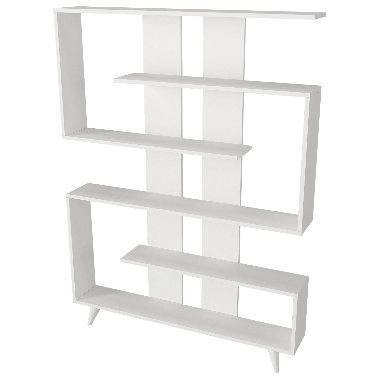Rain - White in Weiss präsentiert im Onlineshop von KAQTU Design AG. Bücherregal ist von Hanah Home