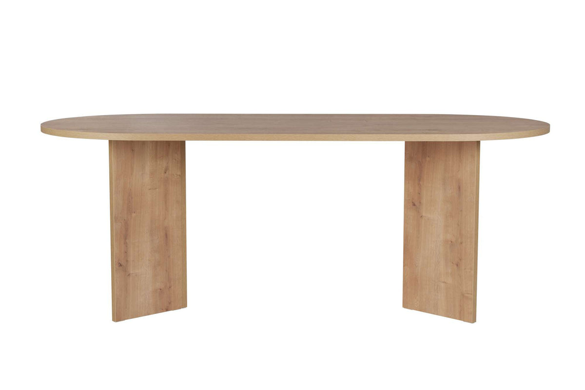 Esstisch Sabella in Saphir-Eiche, melaminbeschichtete Spanplatte, rechteckige Tischplatte, Masse 200 x 90 x 75 cm, Hersteller Nordure.