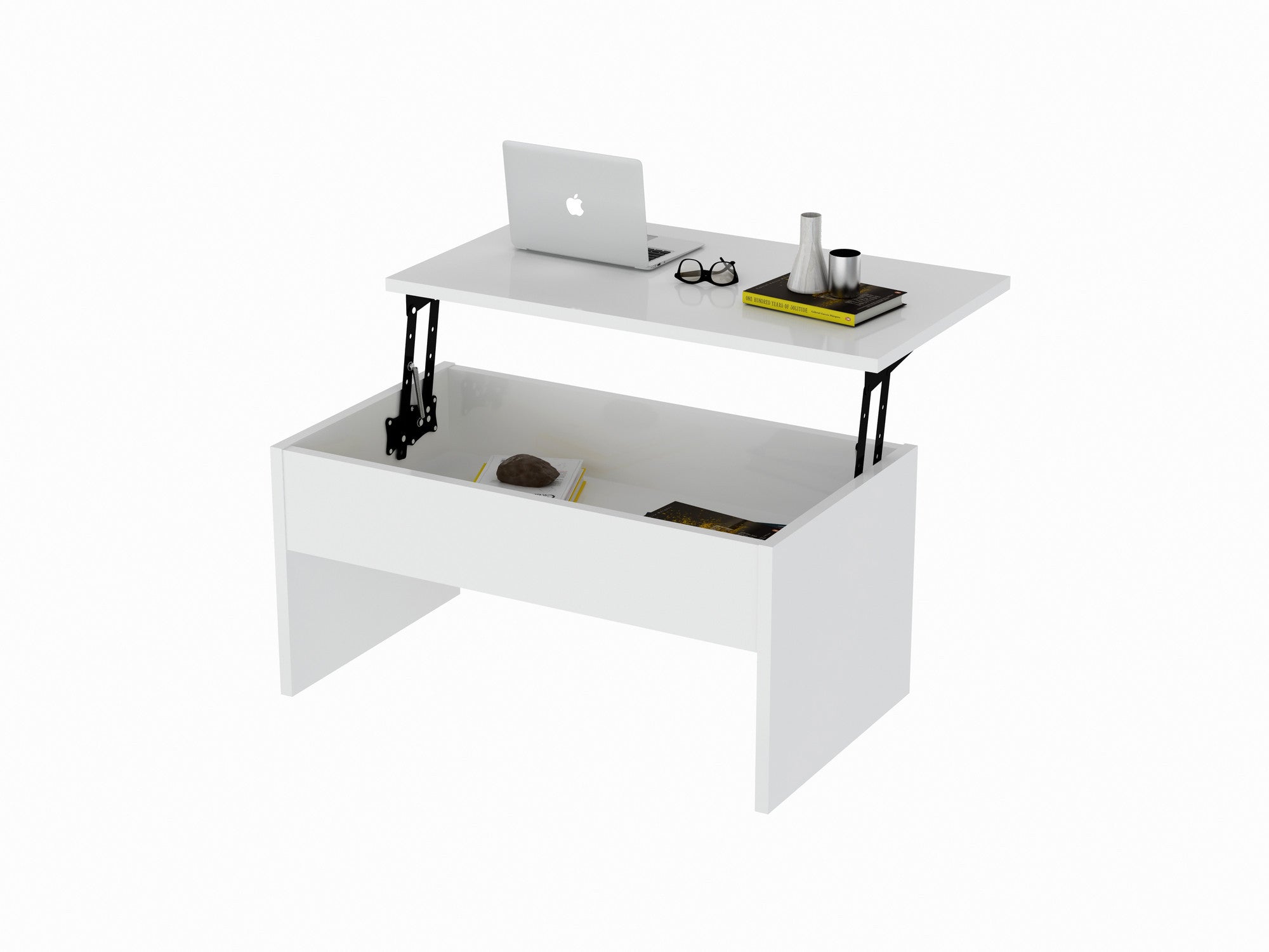 Akilli - White in Weiss präsentiert im Onlineshop von KAQTU Design AG. Beistelltisch ist von Hanah Home