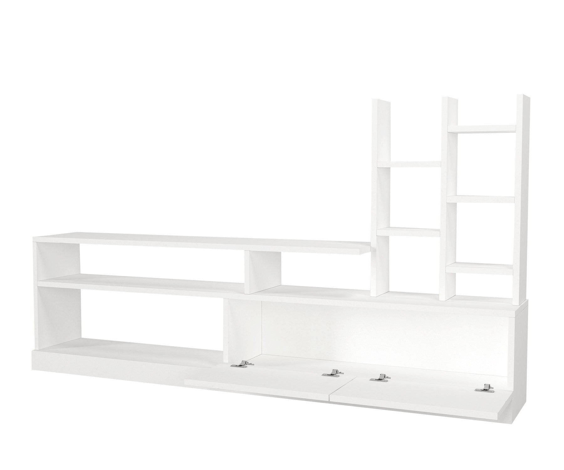 Dolunay - White in Weiss präsentiert im Onlineshop von KAQTU Design AG. TV-Möbel ist von Hanah Home