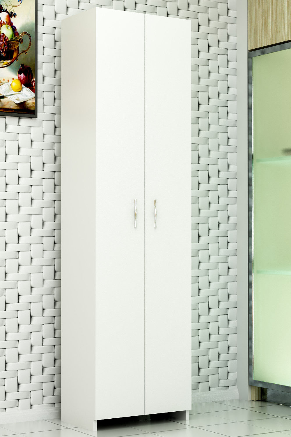 Atlantis - White in Weiss präsentiert im Onlineshop von KAQTU Design AG. Cabinet ist von Hanah Home