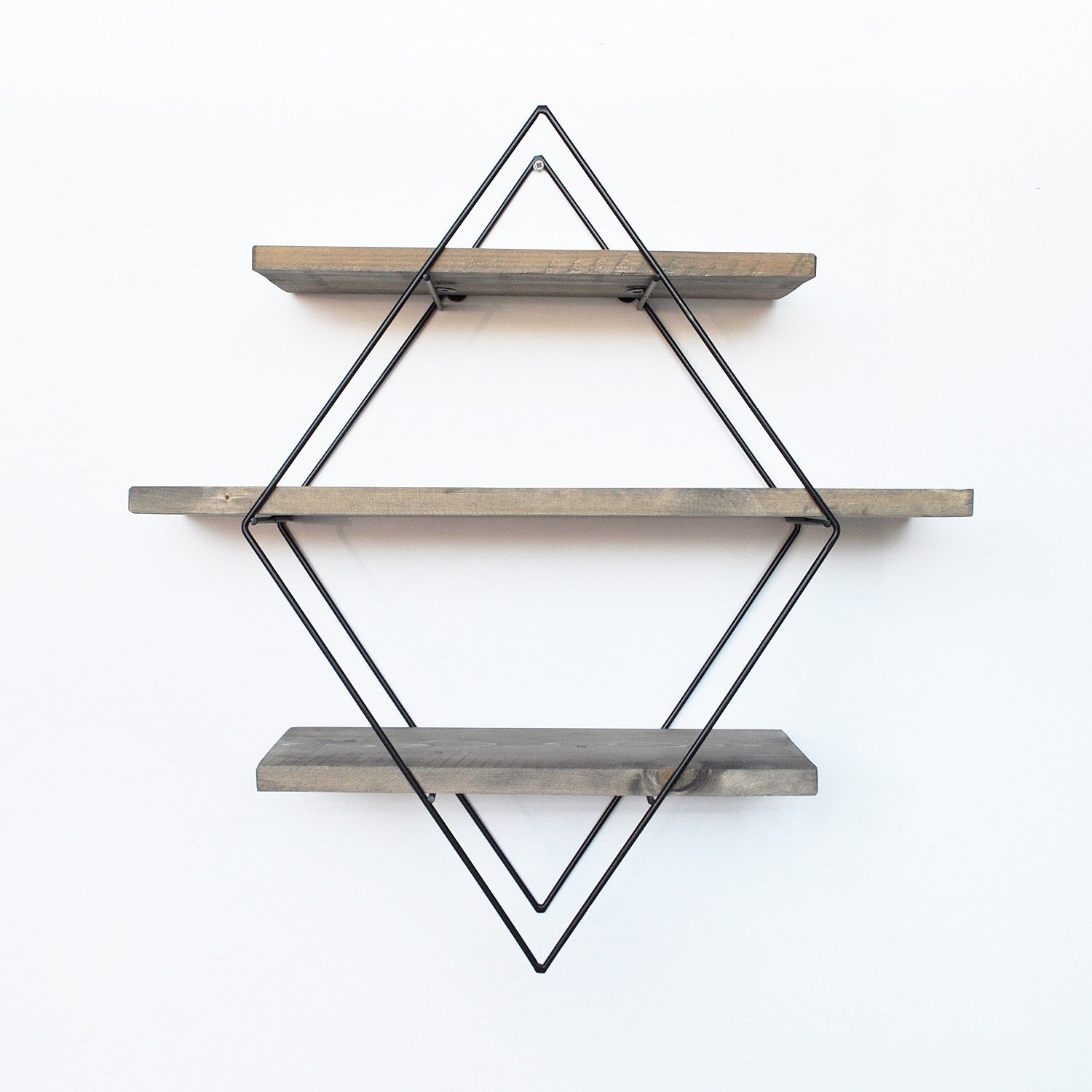 Wr007 in Walnuss Schwarz präsentiert im Onlineshop von KAQTU Design AG. Wandregal ist von Hanah Home