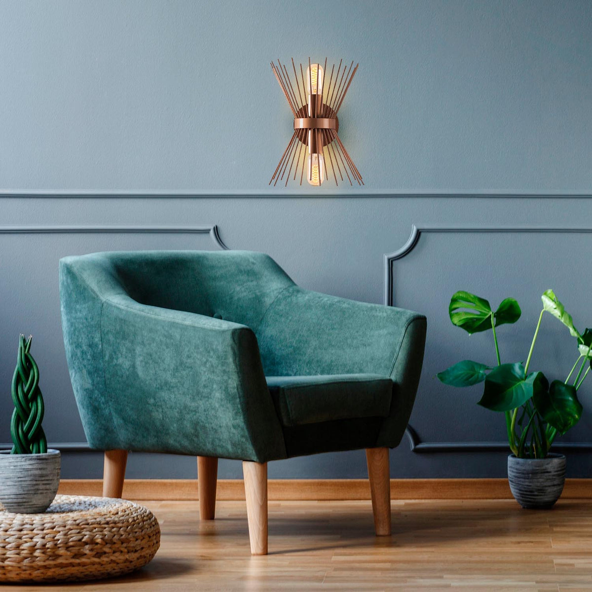 GMN Wandleuchte - Kupfer in Kupfer präsentiert im Onlineshop von KAQTU Design AG. Wandleuchte ist von Opviq