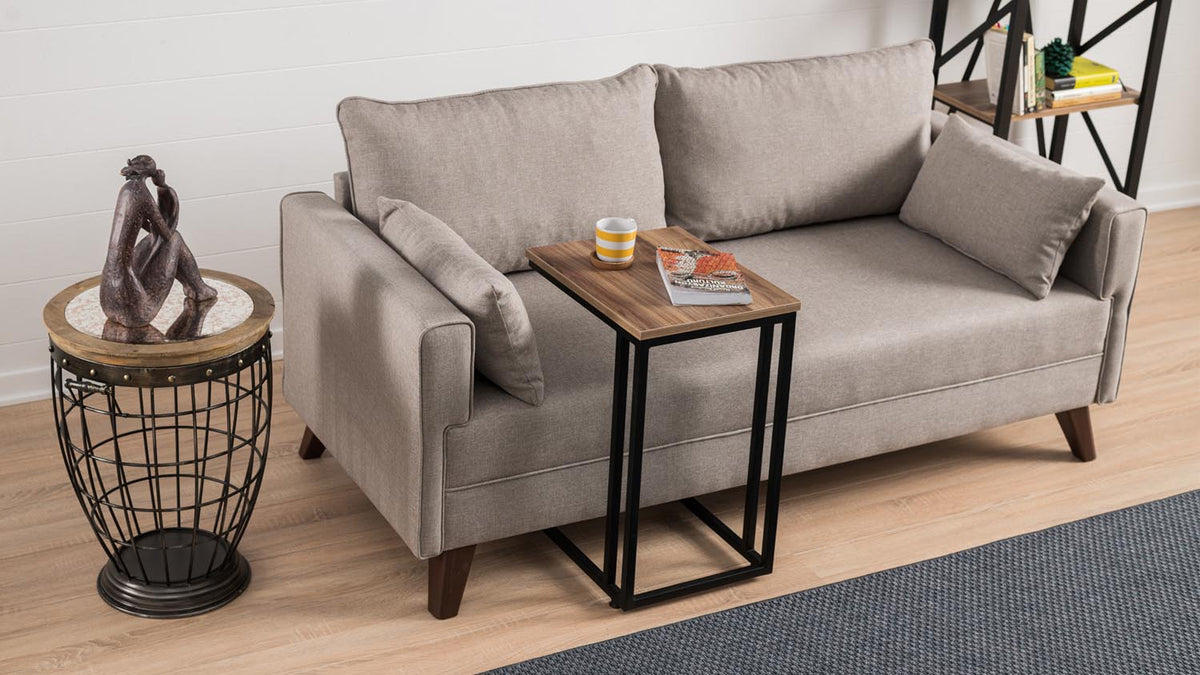 Bella Sofa For 2 Pr 2er Sofa - Sahne in Sahne präsentiert im Onlineshop von KAQTU Design AG. 2er Sofa ist von Atelier Del Sofa