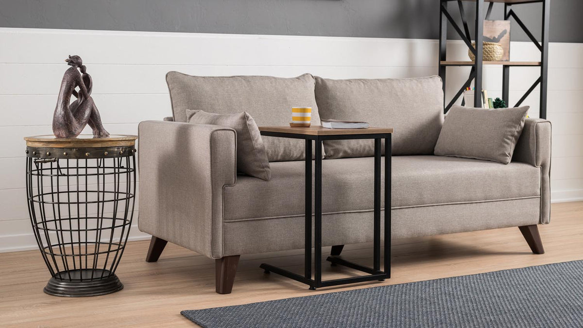 Bella Sofa For 2 Pr 2er Sofa - Sahne in Sahne präsentiert im Onlineshop von KAQTU Design AG. 2er Sofa ist von Atelier Del Sofa