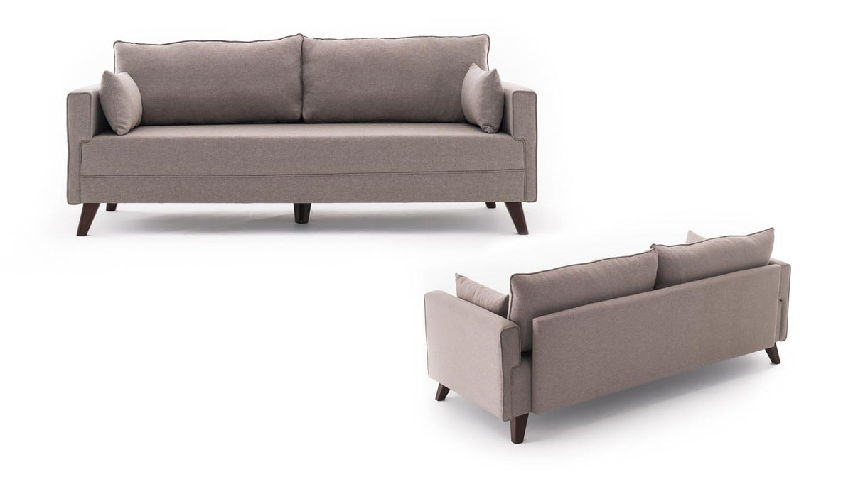 Bella Sofa For 3 Pr 3er Sofa - Sahne in Sahne präsentiert im Onlineshop von KAQTU Design AG. 3er Sofa ist von Atelier Del Sofa