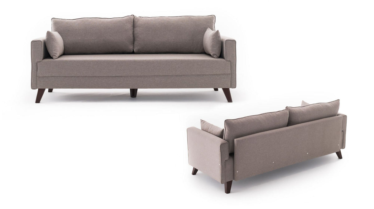 Bella Sofa Bed Bettsofa - Sahne in Sahne präsentiert im Onlineshop von KAQTU Design AG. Bettsofa ist von Atelier Del Sofa