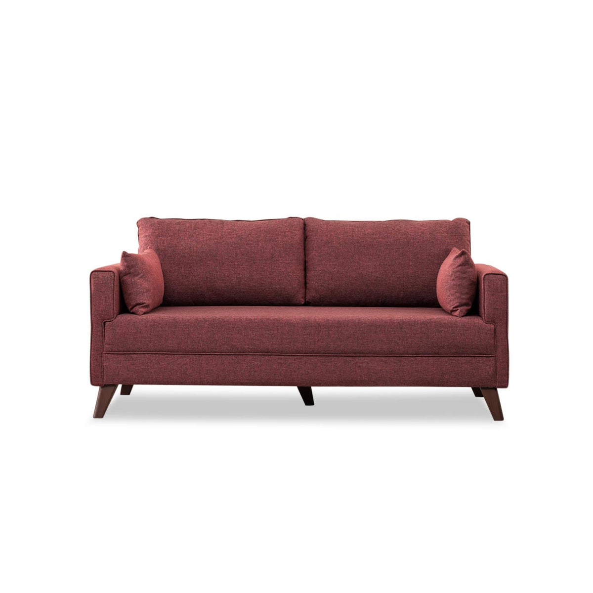Bella Sofa For 2 Pr 2er Sofa - Karmesinrot in Karmesinrot präsentiert im Onlineshop von KAQTU Design AG. 2er Sofa ist von Atelier Del Sofa