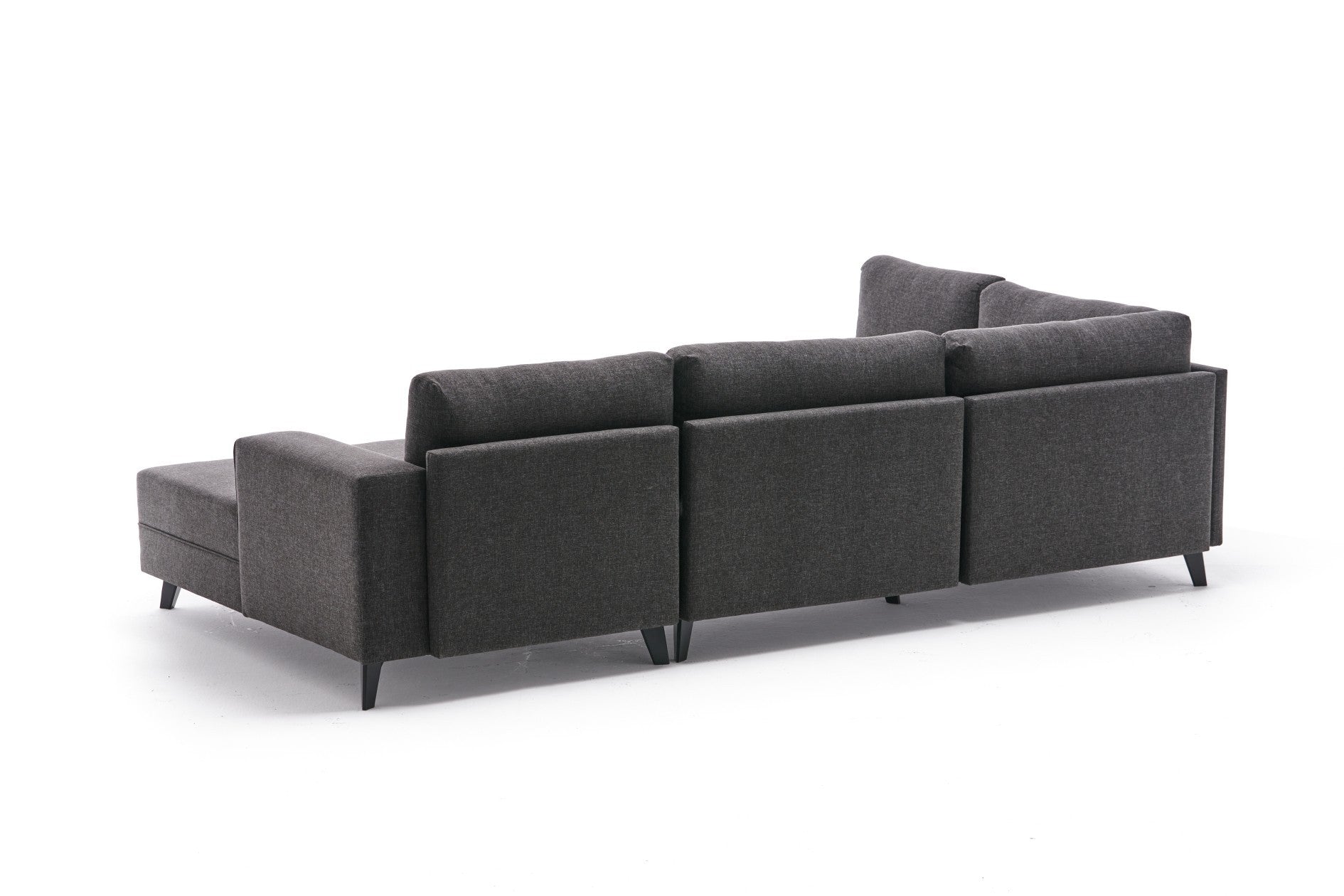 Efsun - Anthracite in Anthrazit präsentiert im Onlineshop von KAQTU Design AG. Bettsofa ist von Atelier Del Sofa