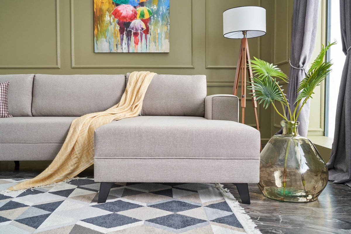 Efsun Bettsofa - Sahne in Sahne präsentiert im Onlineshop von KAQTU Design AG. Bettsofa links ist von Atelier Del Sofa
