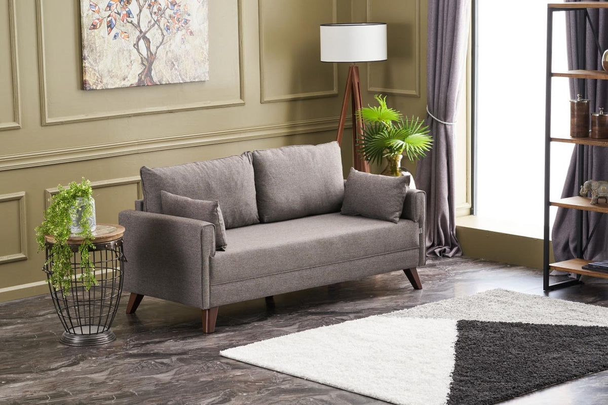 Bella Sofa For 2 Pr 2er Sofa - Braun in Braun präsentiert im Onlineshop von KAQTU Design AG. 2er Sofa ist von Atelier Del Sofa