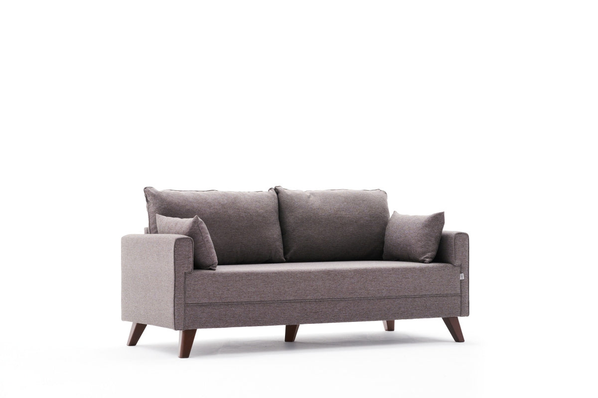 Bella Sofa For 2 Pr 2er Sofa - Braun in Braun präsentiert im Onlineshop von KAQTU Design AG. 2er Sofa ist von Atelier Del Sofa