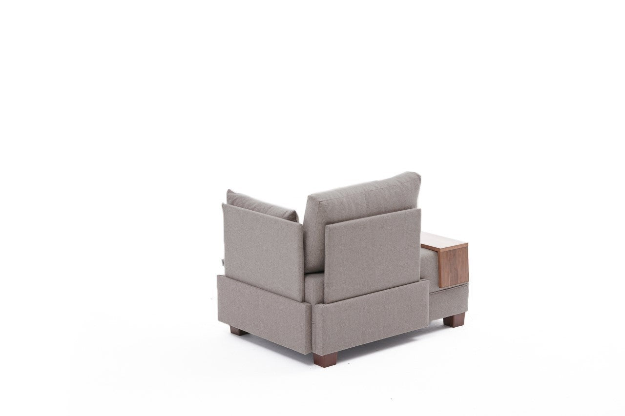 Fly Right - Beige v2 in Beige präsentiert im Onlineshop von KAQTU Design AG. Modulares Sofa ist von Atelier Del Sofa