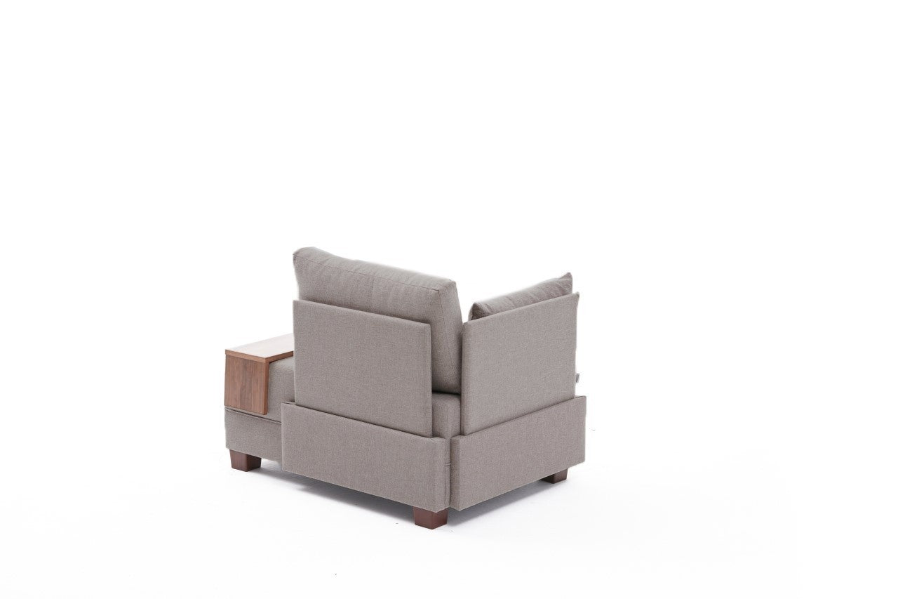 Fly Left - Beige v2 in Beige präsentiert im Onlineshop von KAQTU Design AG. Modulares Sofa ist von Atelier Del Sofa
