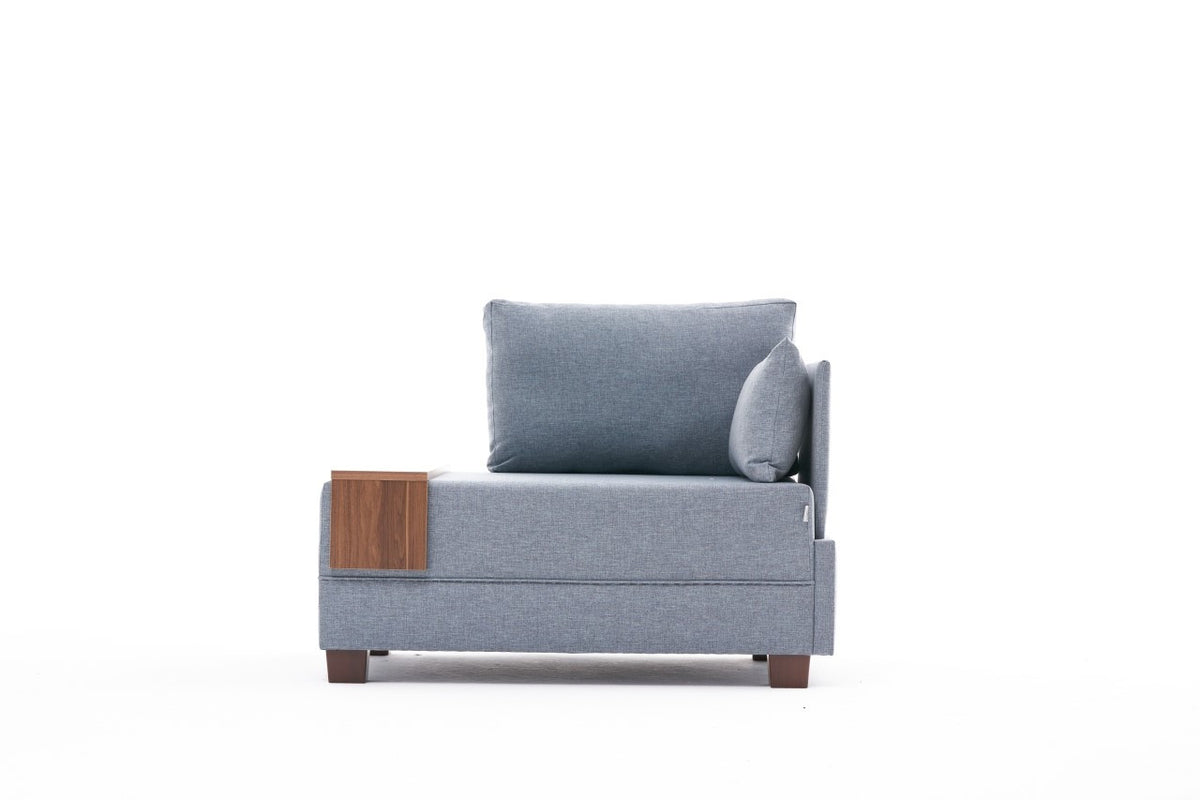 Fly Right Modulares Sofa - Blau in Blau präsentiert im Onlineshop von KAQTU Design AG. Modulares Sofa ist von Atelier Del Sofa