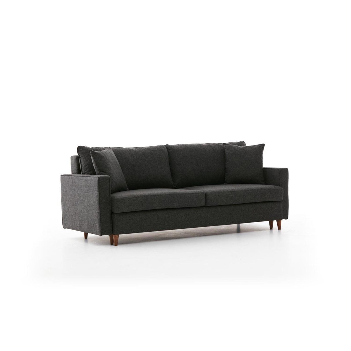 Eva Bettsofa - Anthrazit in Anthrazit präsentiert im Onlineshop von KAQTU Design AG. Bettsofa ist von Atelier Del Sofa