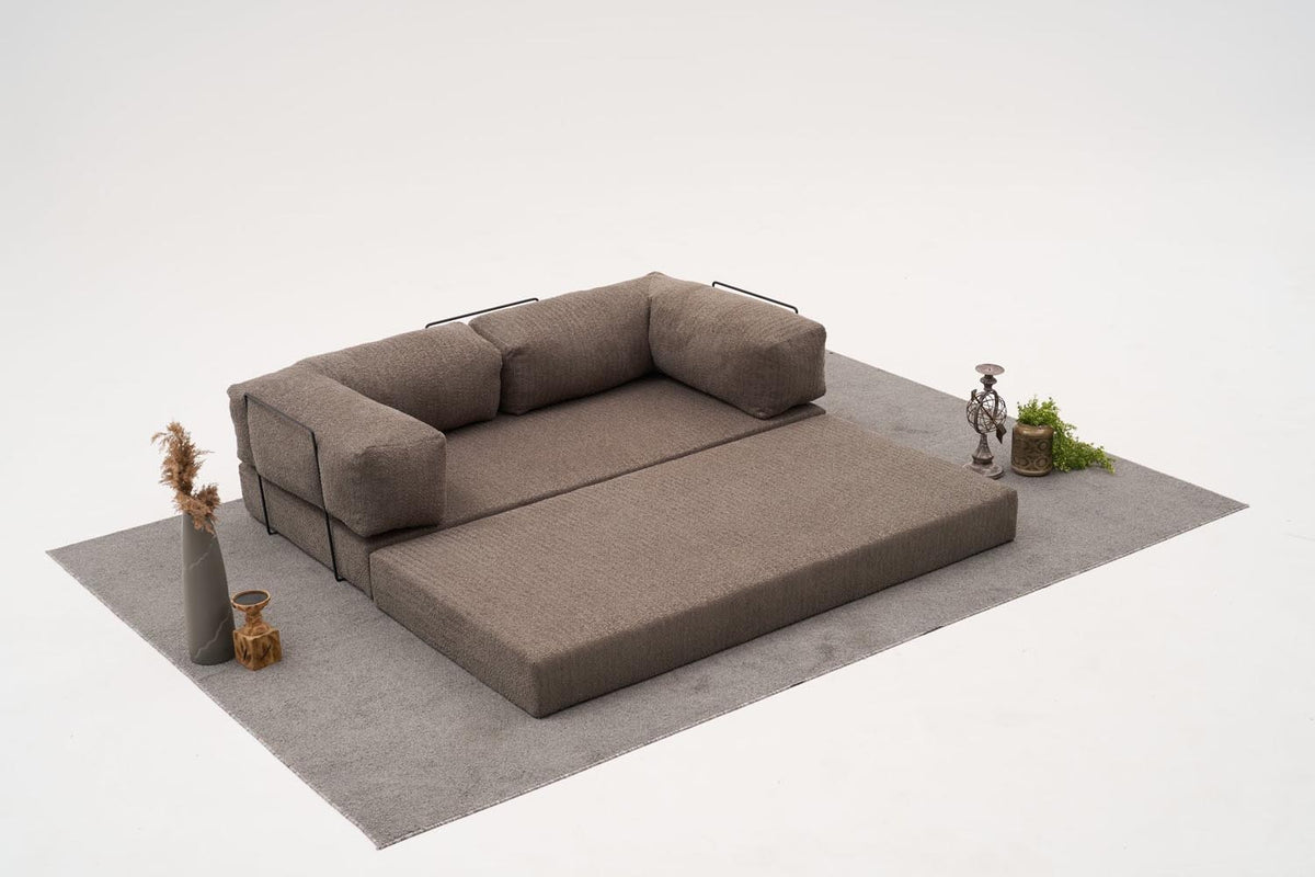Comfort 3er Sofa - Grau in Grau präsentiert im Onlineshop von KAQTU Design AG. 3er Sofa ist von Atelier Del Sofa
