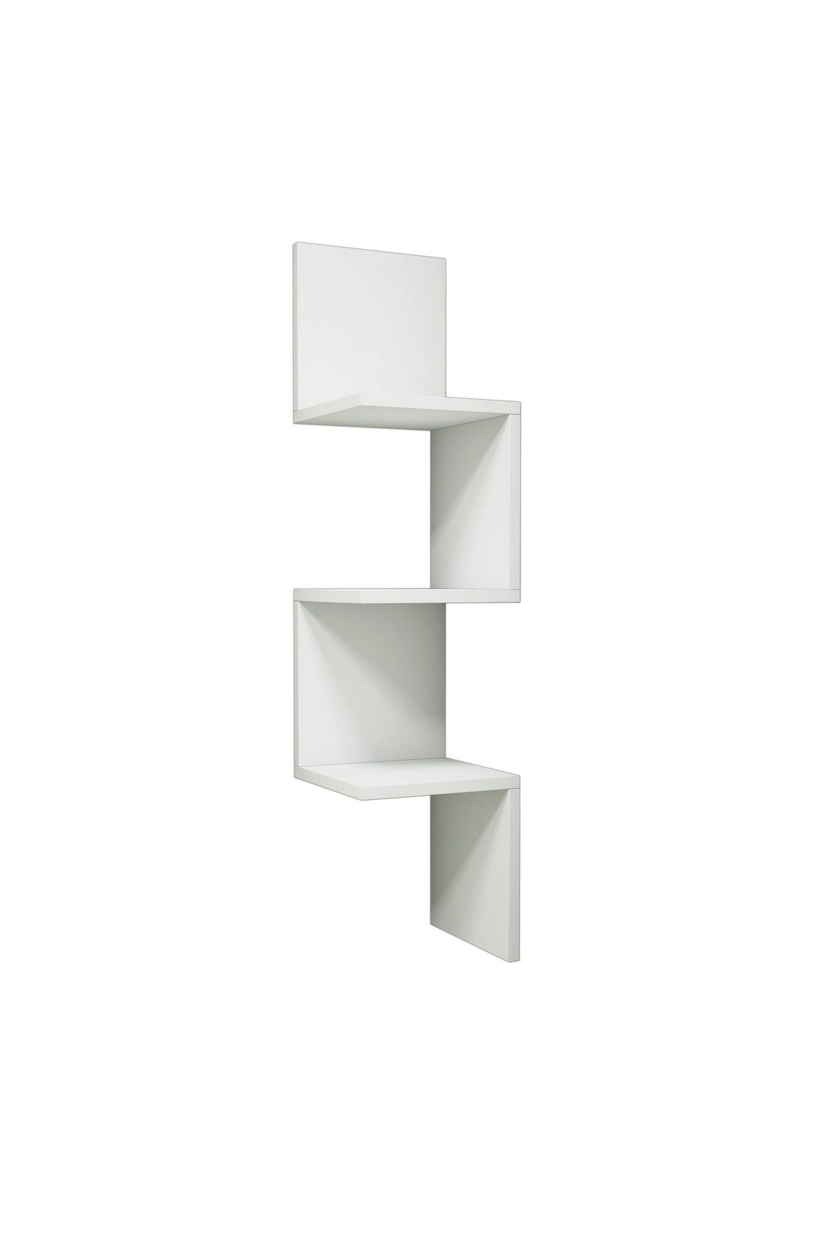 Zikzak - White in Weiss präsentiert im Onlineshop von KAQTU Design AG. Wandregal ist von Hanah Home