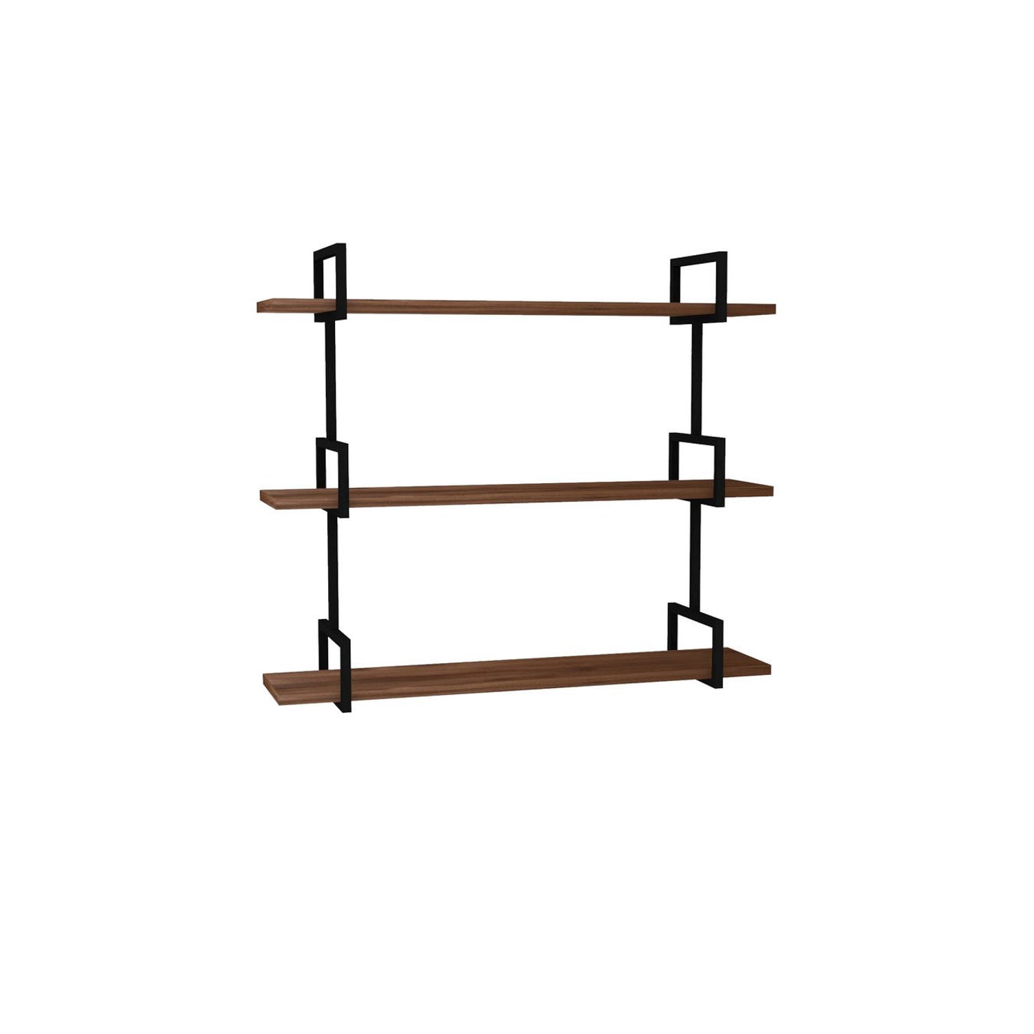 Uras - Walnut in Walnuss präsentiert im Onlineshop von KAQTU Design AG. Wandregal ist von Hanah Home