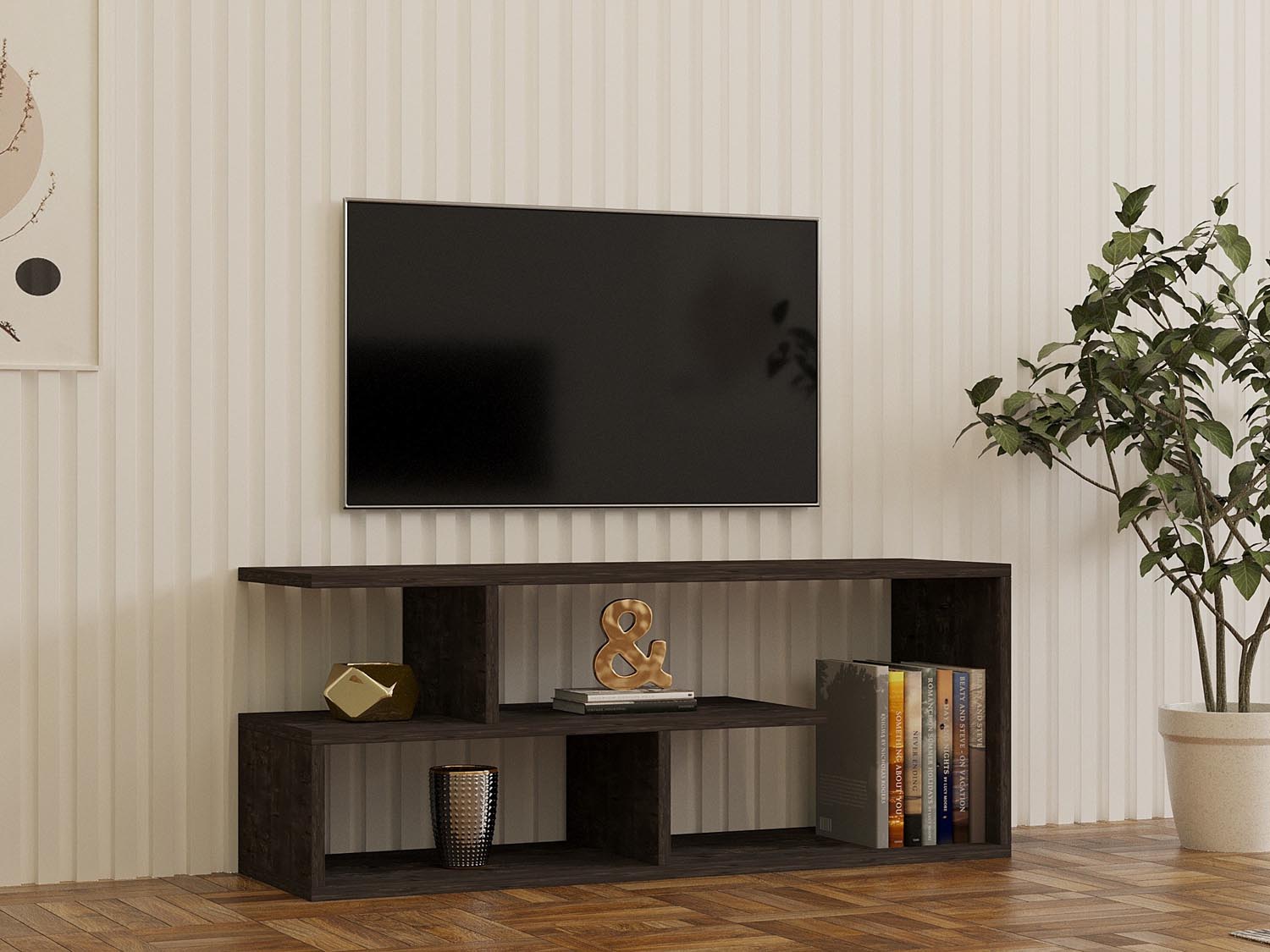 Cafu - Black in Schwarz präsentiert im Onlineshop von KAQTU Design AG. Sideboard ist von Hanah Home