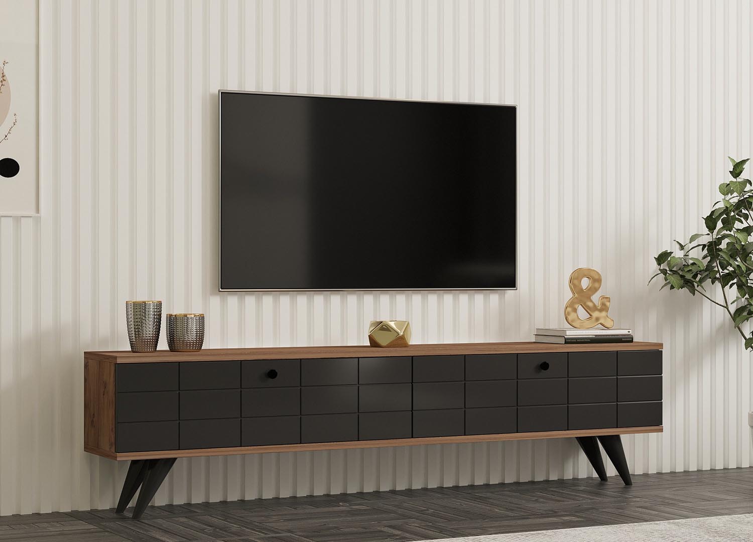 Alberi in Atlantische Kiefer Antrazit präsentiert im Onlineshop von KAQTU Design AG. Sideboard ist von Hanah Home