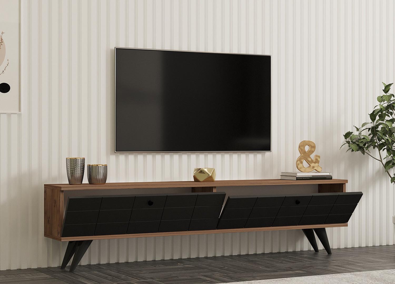 Alberi in Atlantische Kiefer Antrazit präsentiert im Onlineshop von KAQTU Design AG. Sideboard ist von Hanah Home