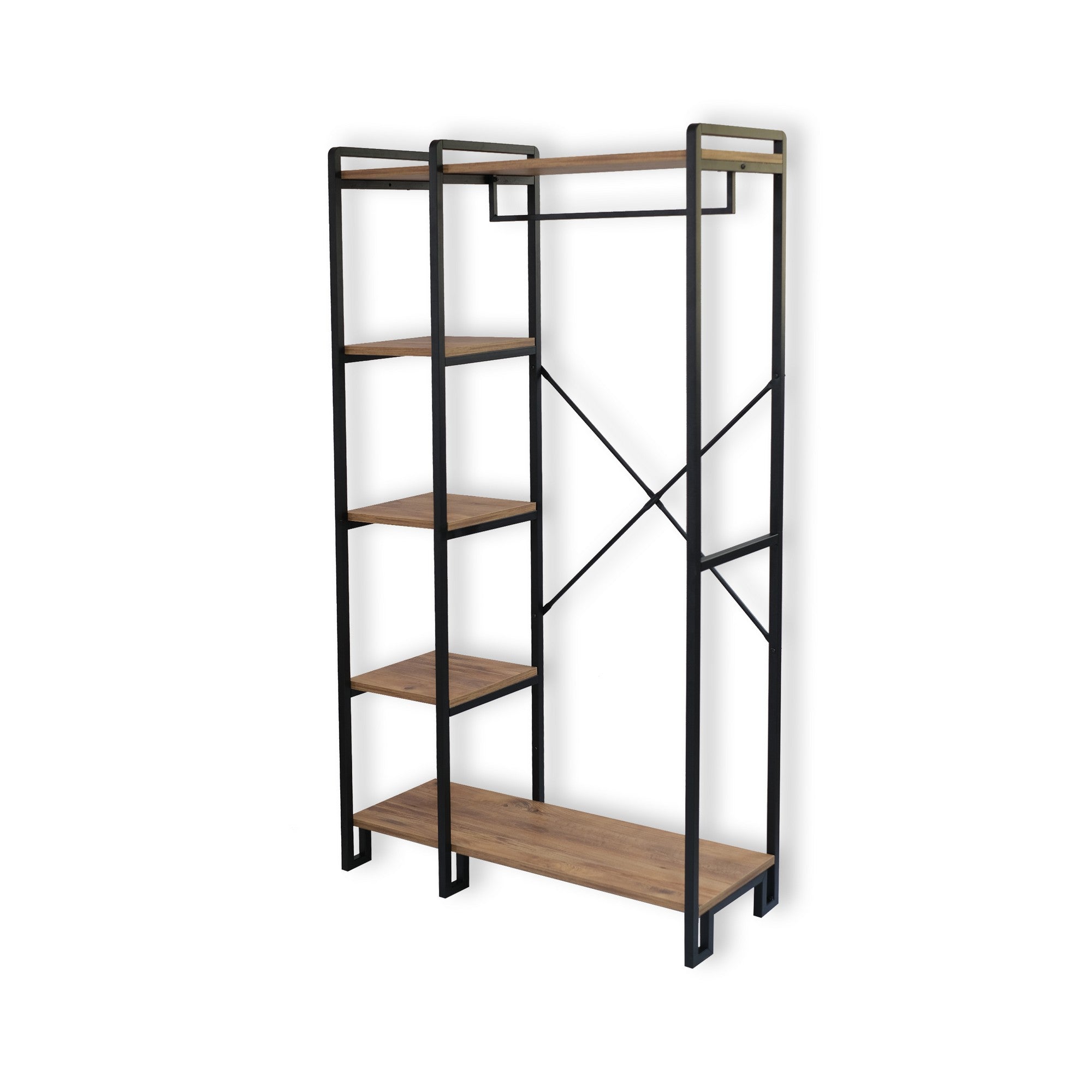 Rex in Atlantische Kiefer Schwarz präsentiert im Onlineshop von KAQTU Design AG. Garderobe ist von Hanah Home