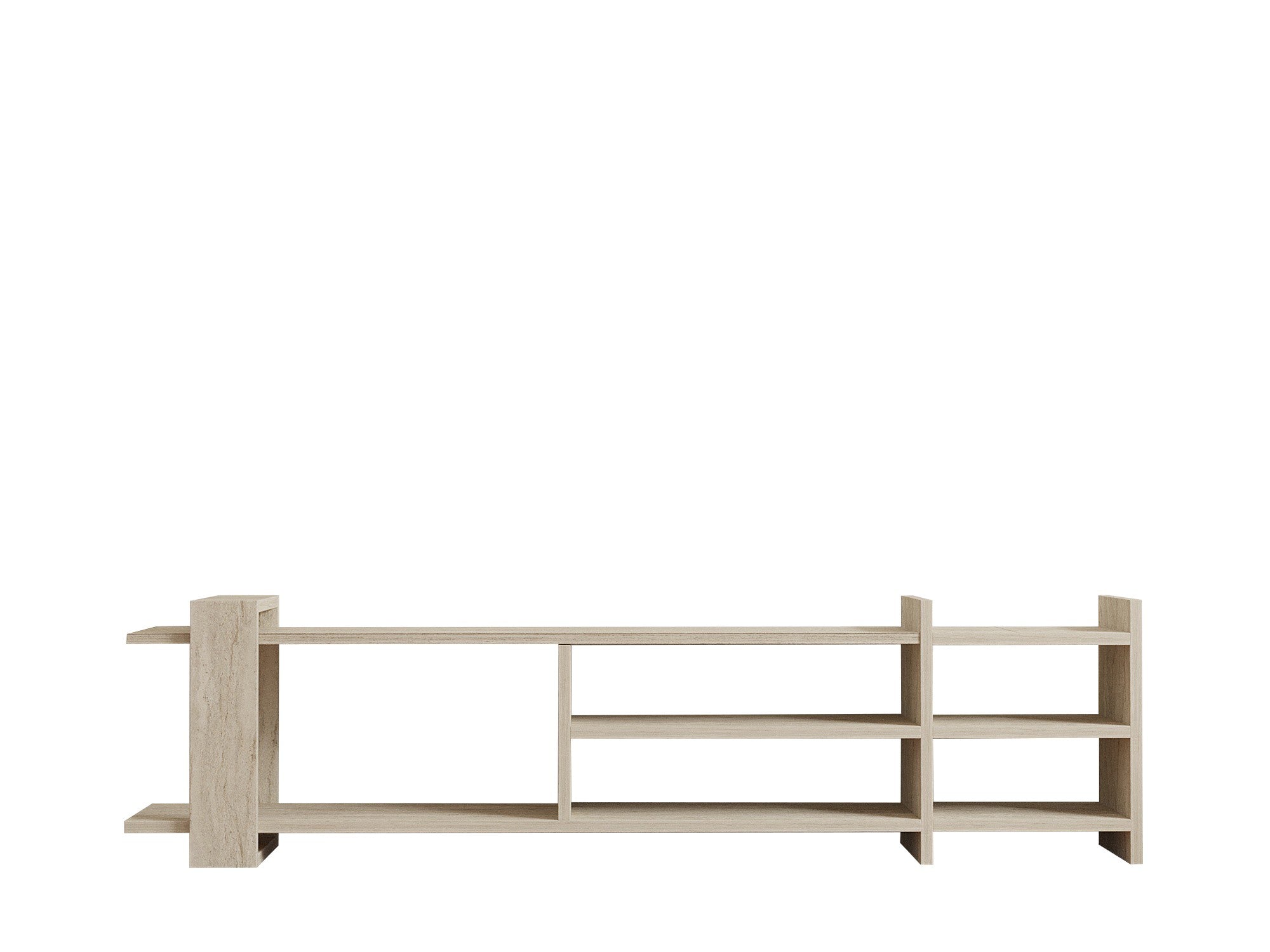 Zeyna - Travertine in Travertin präsentiert im Onlineshop von KAQTU Design AG. Sideboard ist von Hanah Home