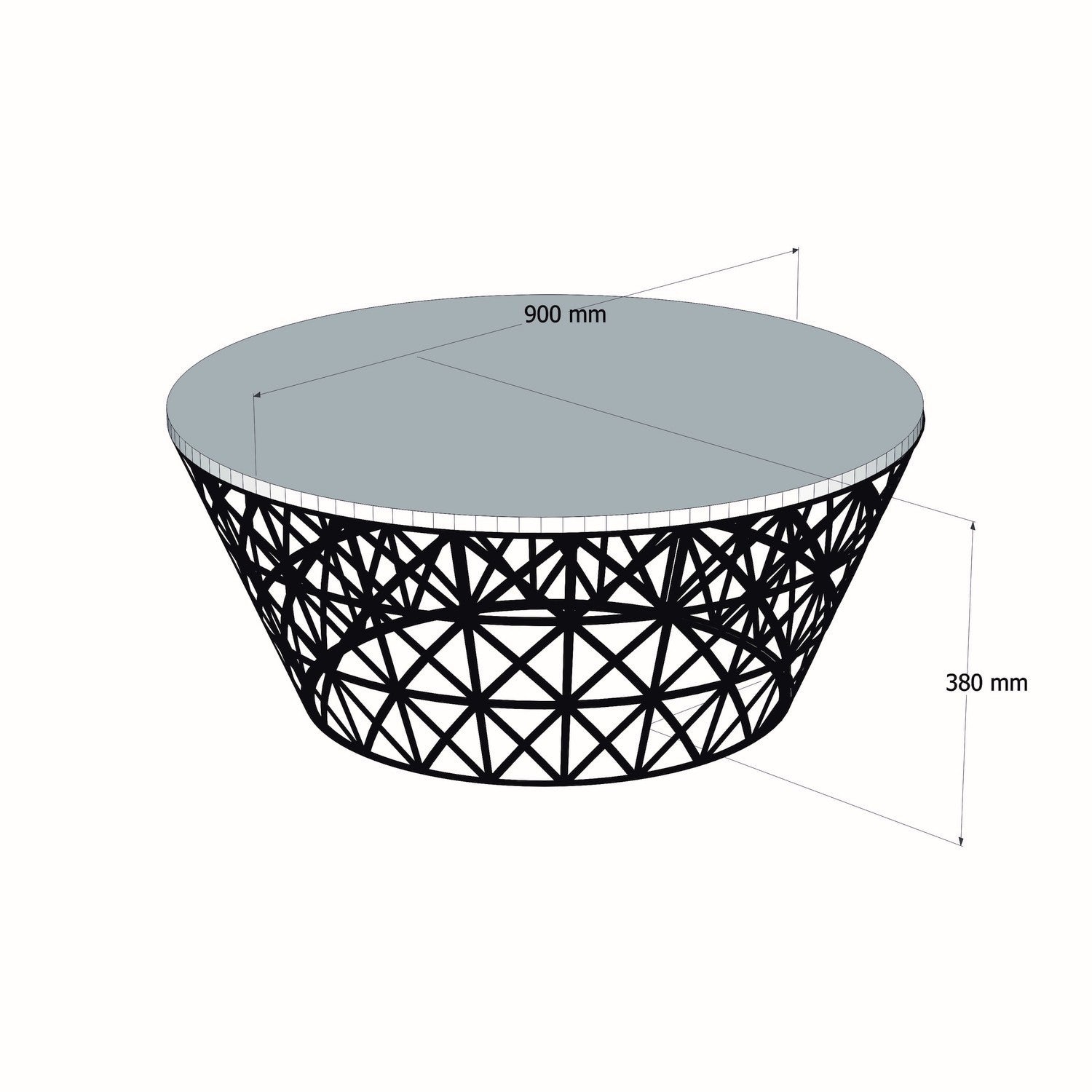 Stil - Black Marble in Schwarz präsentiert im Onlineshop von KAQTU Design AG. Beistelltisch ist von Hanah Home