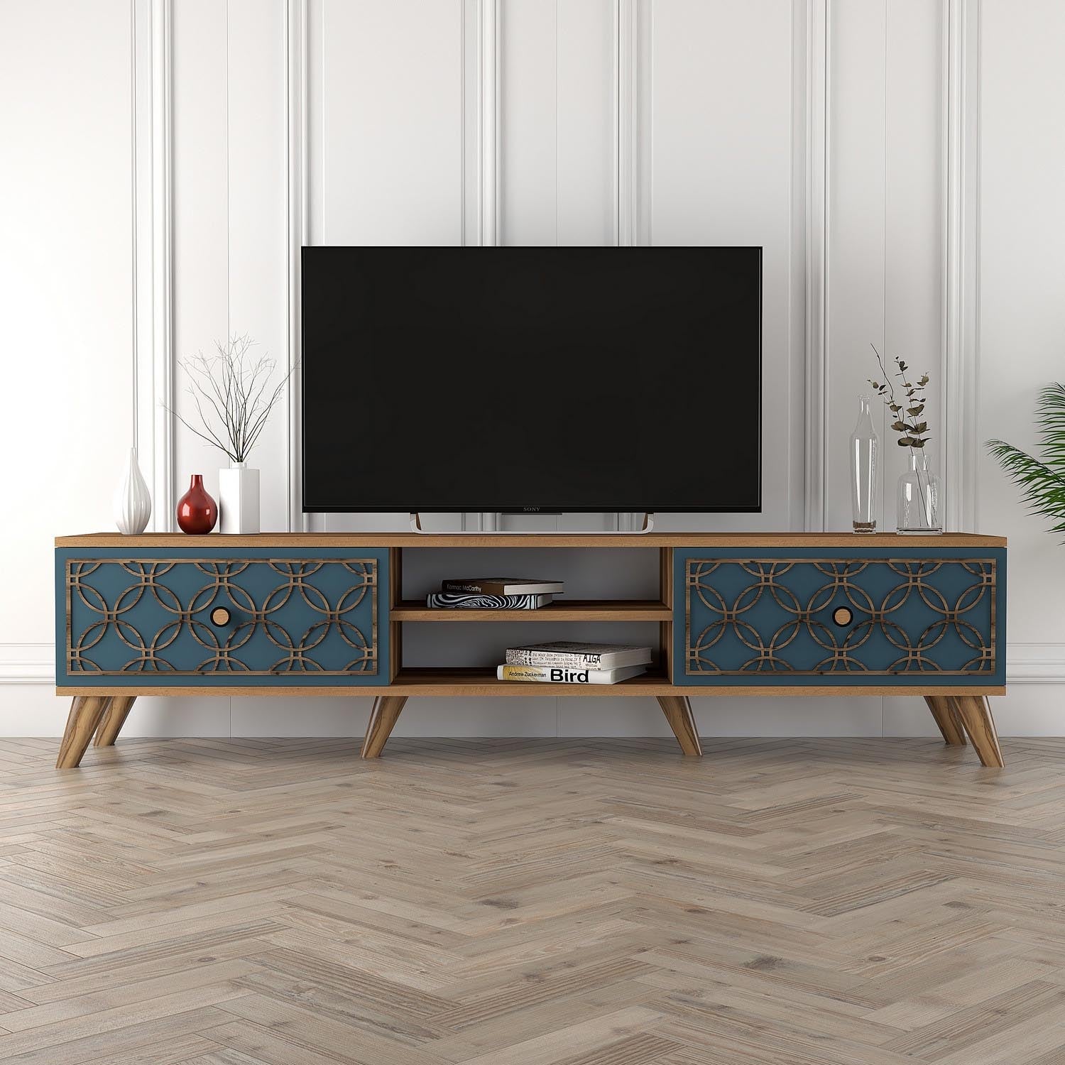Class - Walnut, Chalcedony in Walnuss
 Chalcedon präsentiert im Onlineshop von KAQTU Design AG. Sideboard ist von Hanah Home