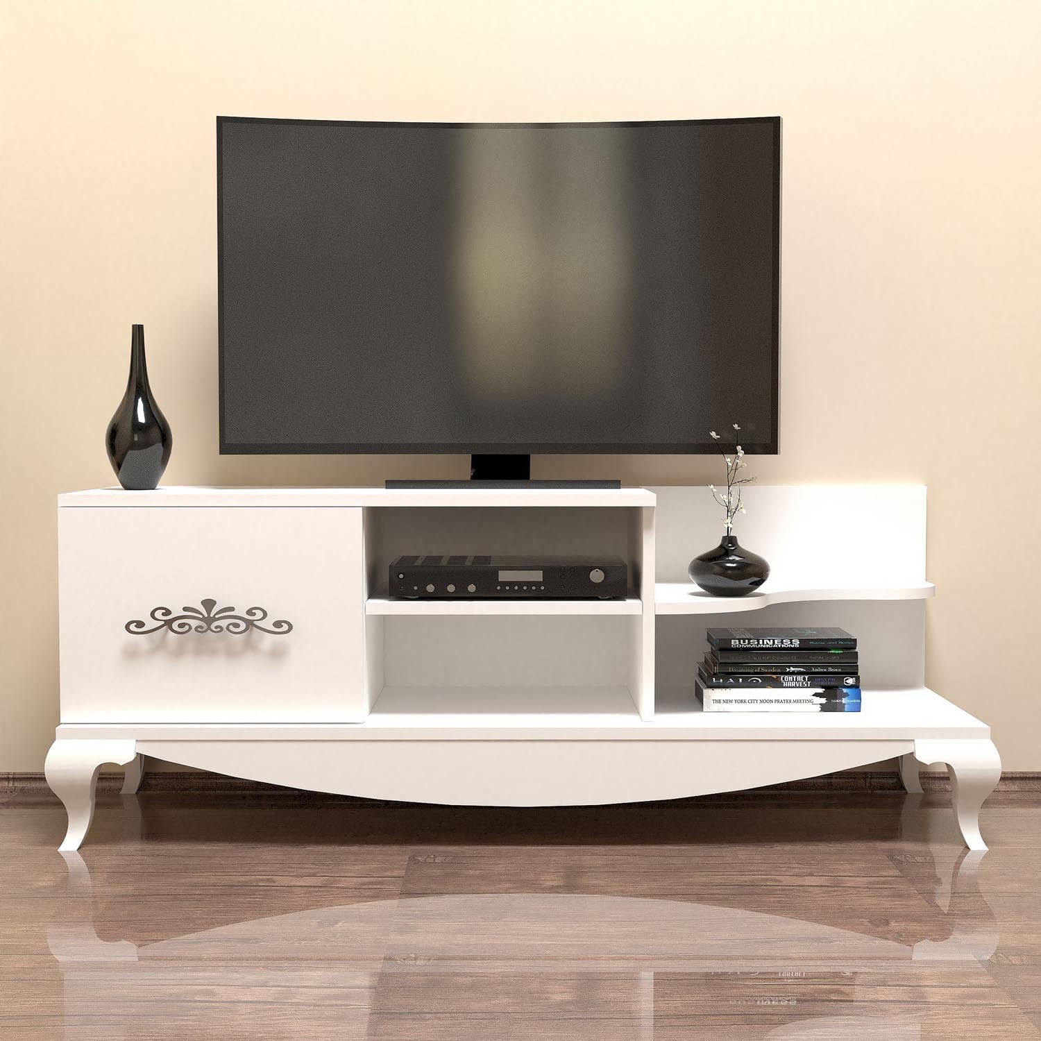 Sultan - White in Weiss präsentiert im Onlineshop von KAQTU Design AG. Sideboard ist von Hanah Home