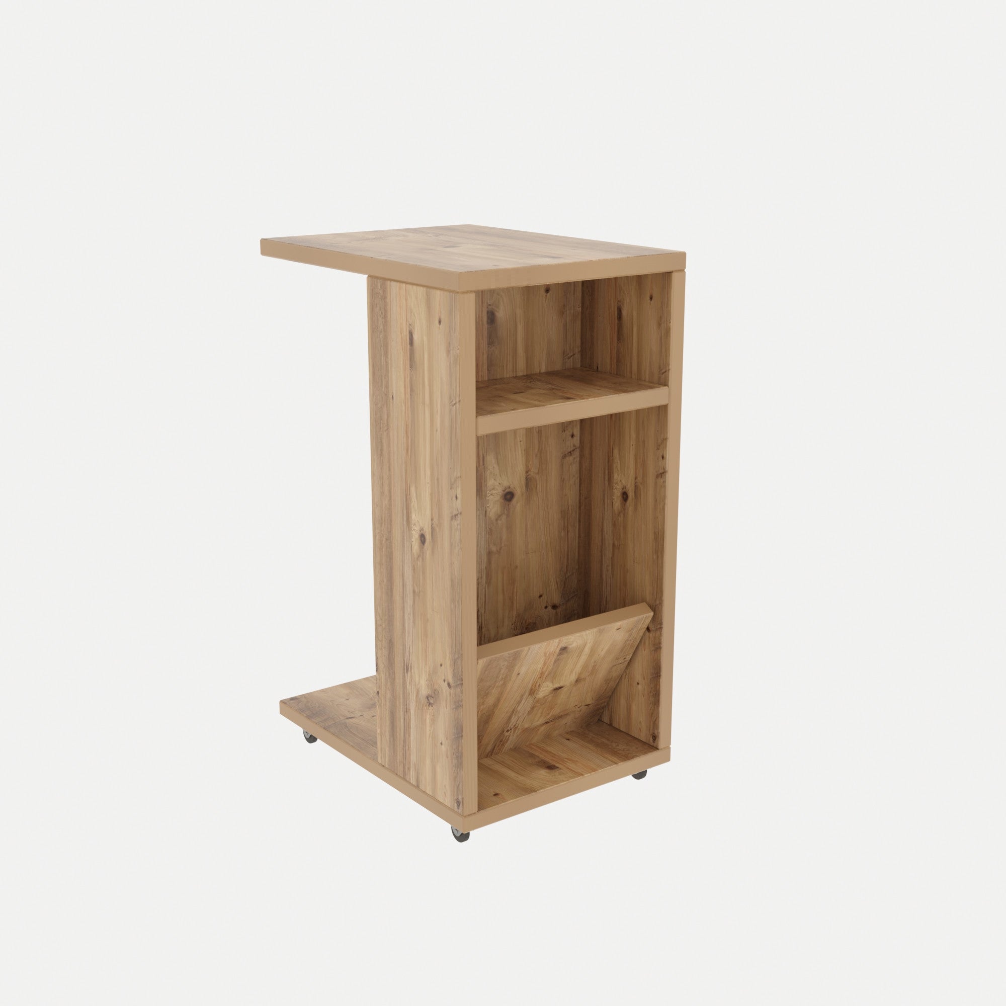 Filinta - Pine in Kiefer präsentiert im Onlineshop von KAQTU Design AG. Beistelltisch ist von Hanah Home