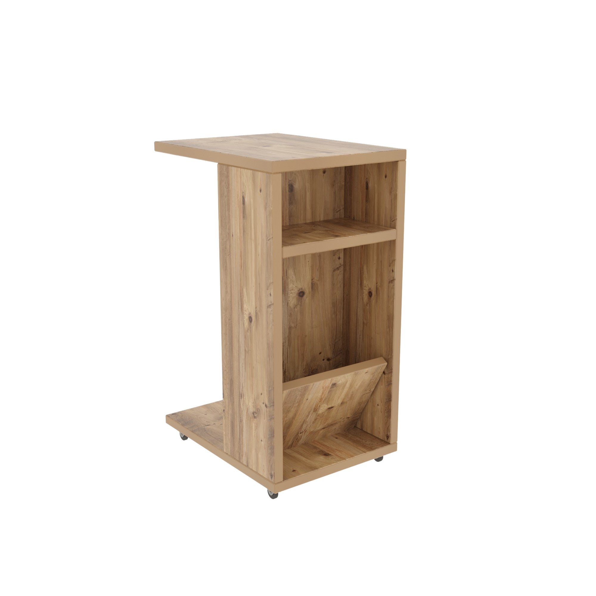 Filinta - Pine in Kiefer präsentiert im Onlineshop von KAQTU Design AG. Beistelltisch ist von Hanah Home