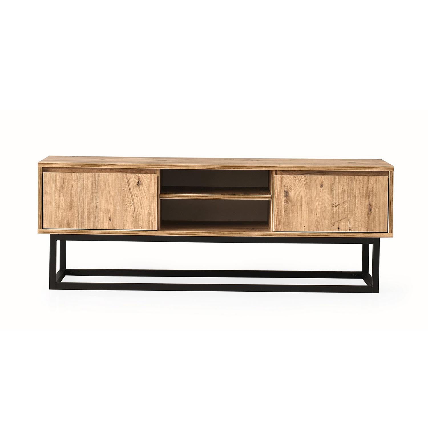Belinda 180 in Schwarzkiefer präsentiert im Onlineshop von KAQTU Design AG. Sideboard ist von Hanah Home