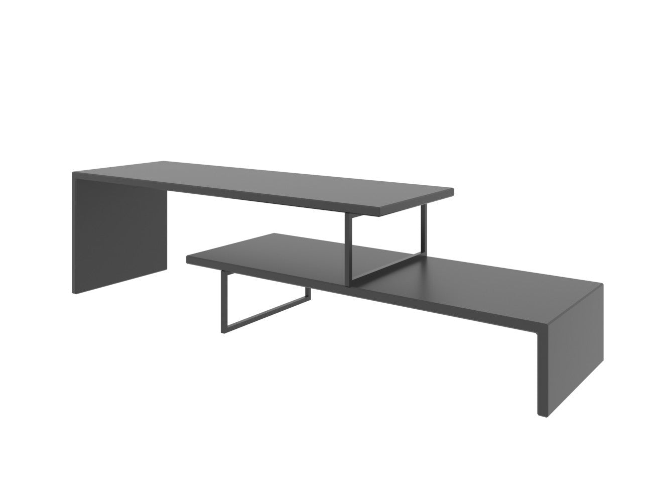 Ovit - Anthracite in Schwarz
 Anthrazit präsentiert im Onlineshop von KAQTU Design AG. Sideboard ist von Hanah Home