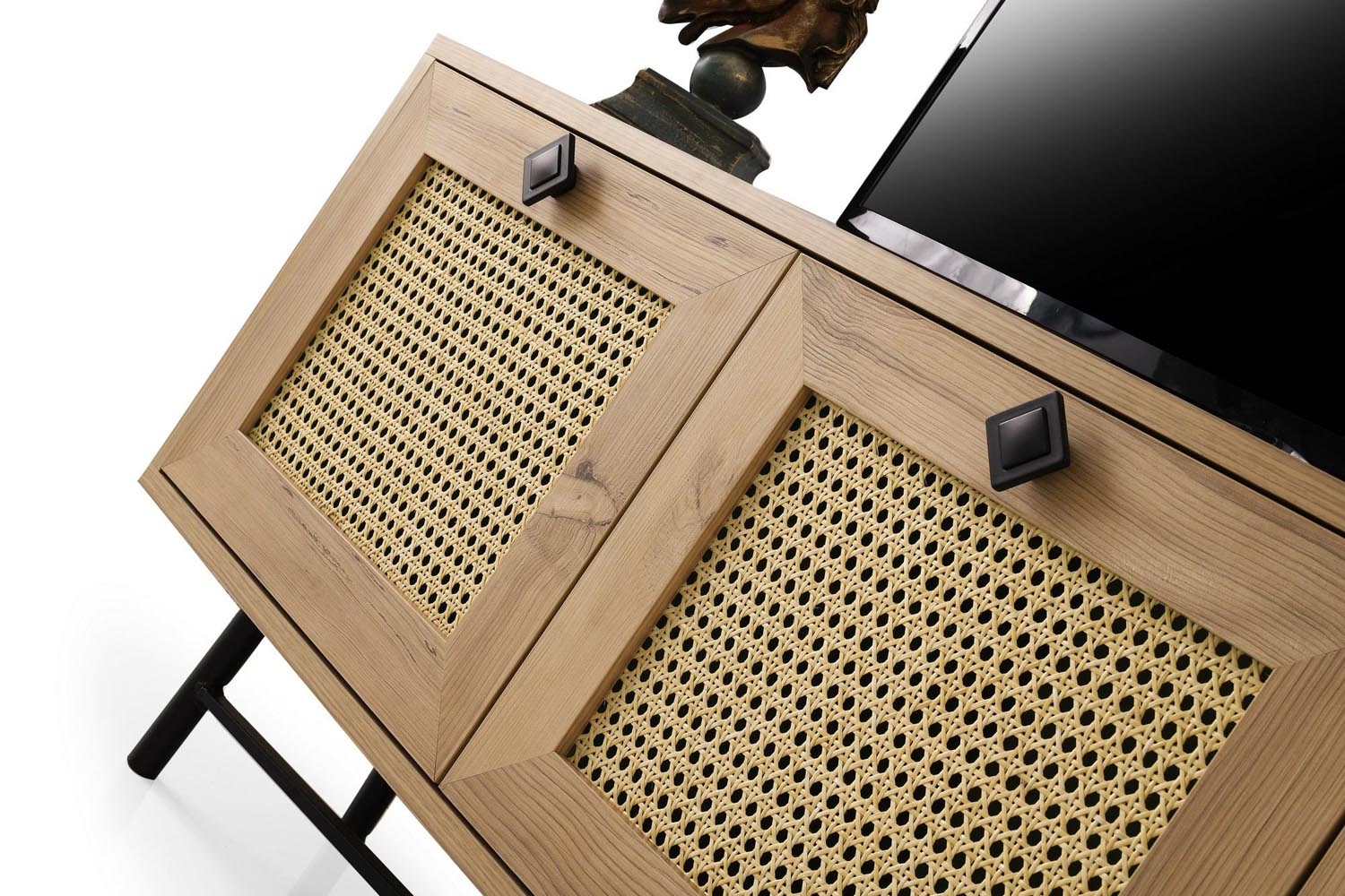 Alcazar 140 in Eiche Schwarz präsentiert im Onlineshop von KAQTU Design AG. Sideboard ist von Hanah Home
