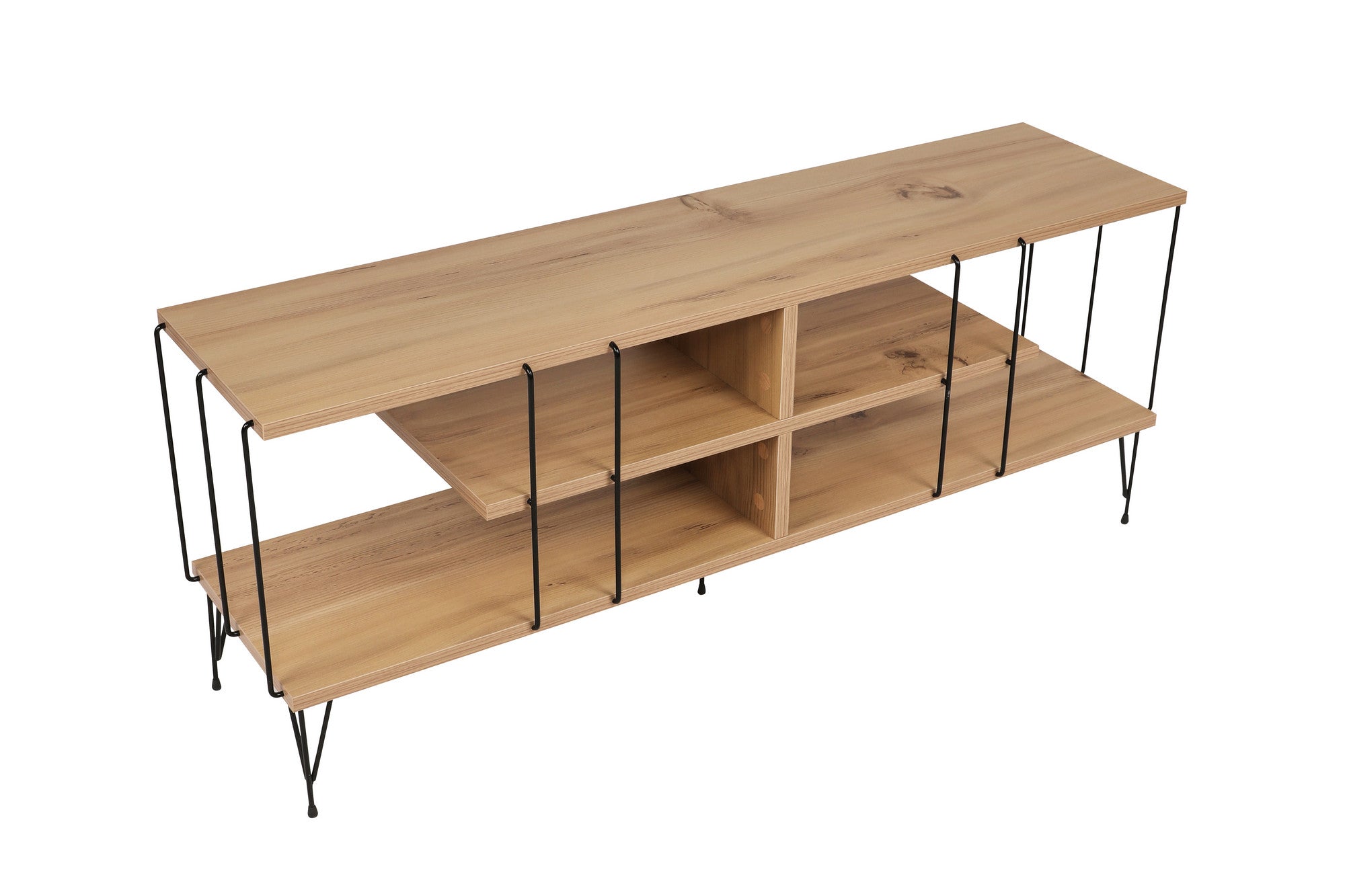 Eze - Oak in Eiche präsentiert im Onlineshop von KAQTU Design AG. Sideboard ist von Hanah Home