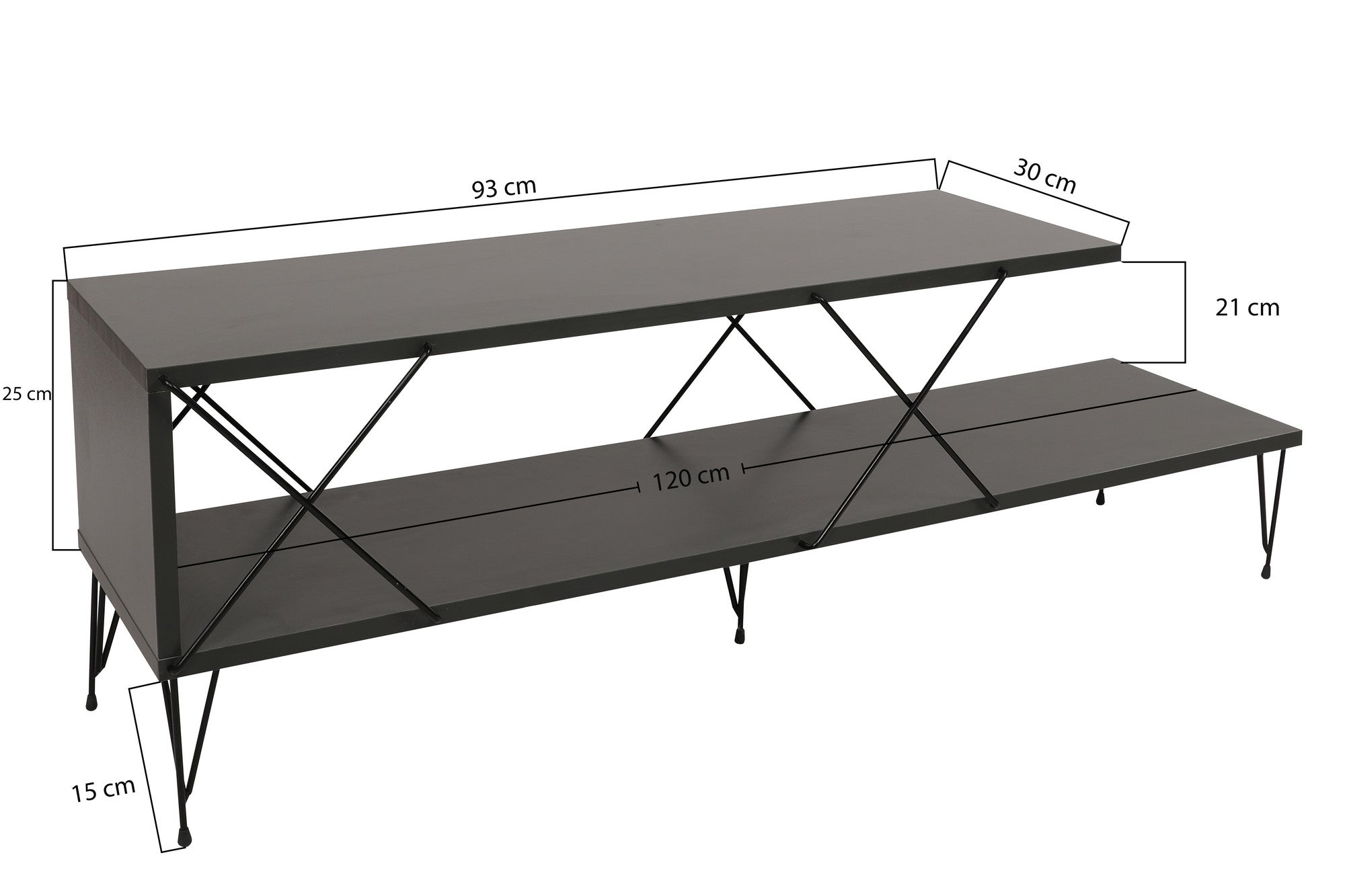 Street - Anthracite in Anthrazit präsentiert im Onlineshop von KAQTU Design AG. Sideboard ist von Hanah Home
