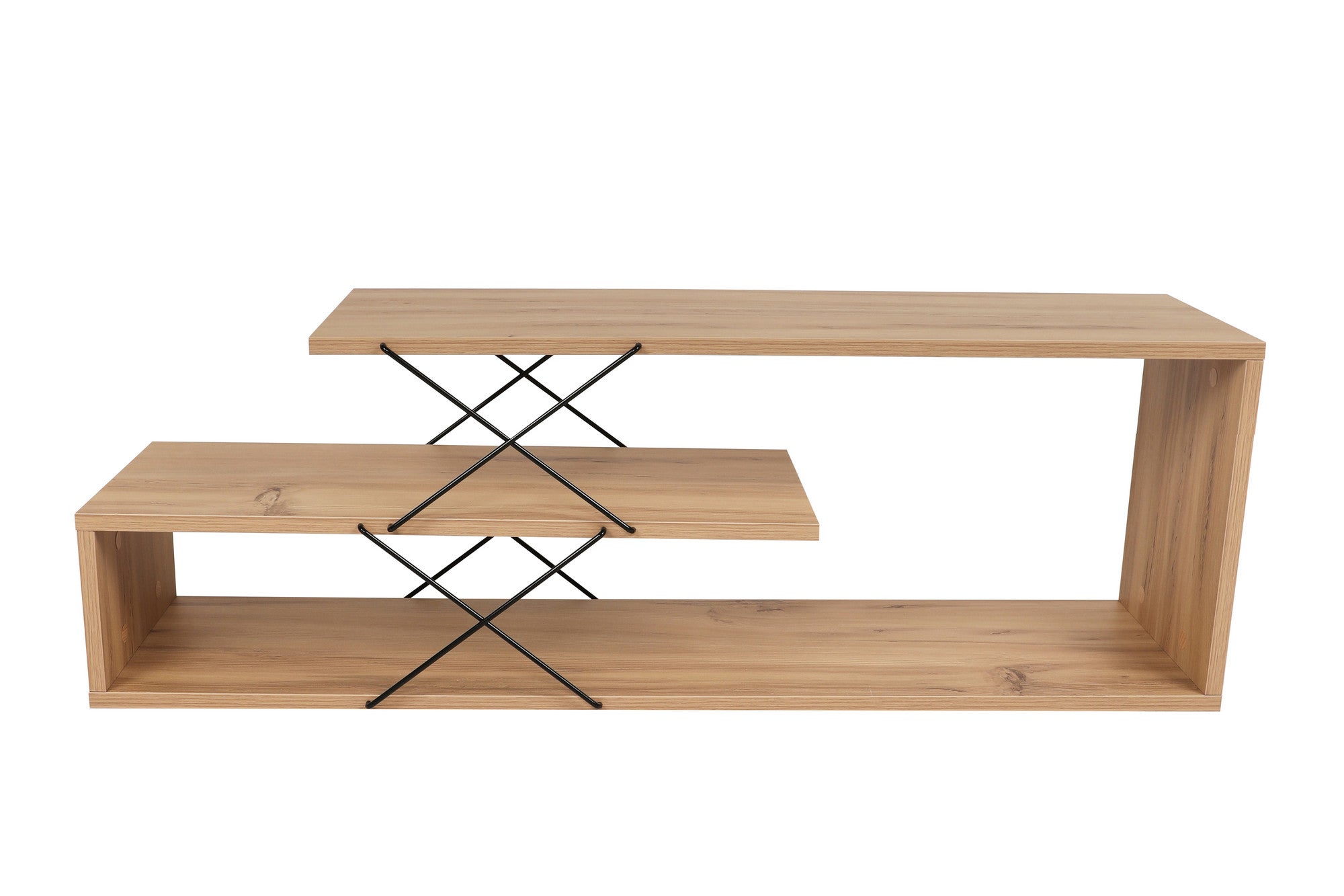 Zigzag - Oak in Eiche präsentiert im Onlineshop von KAQTU Design AG. Sideboard ist von Hanah Home