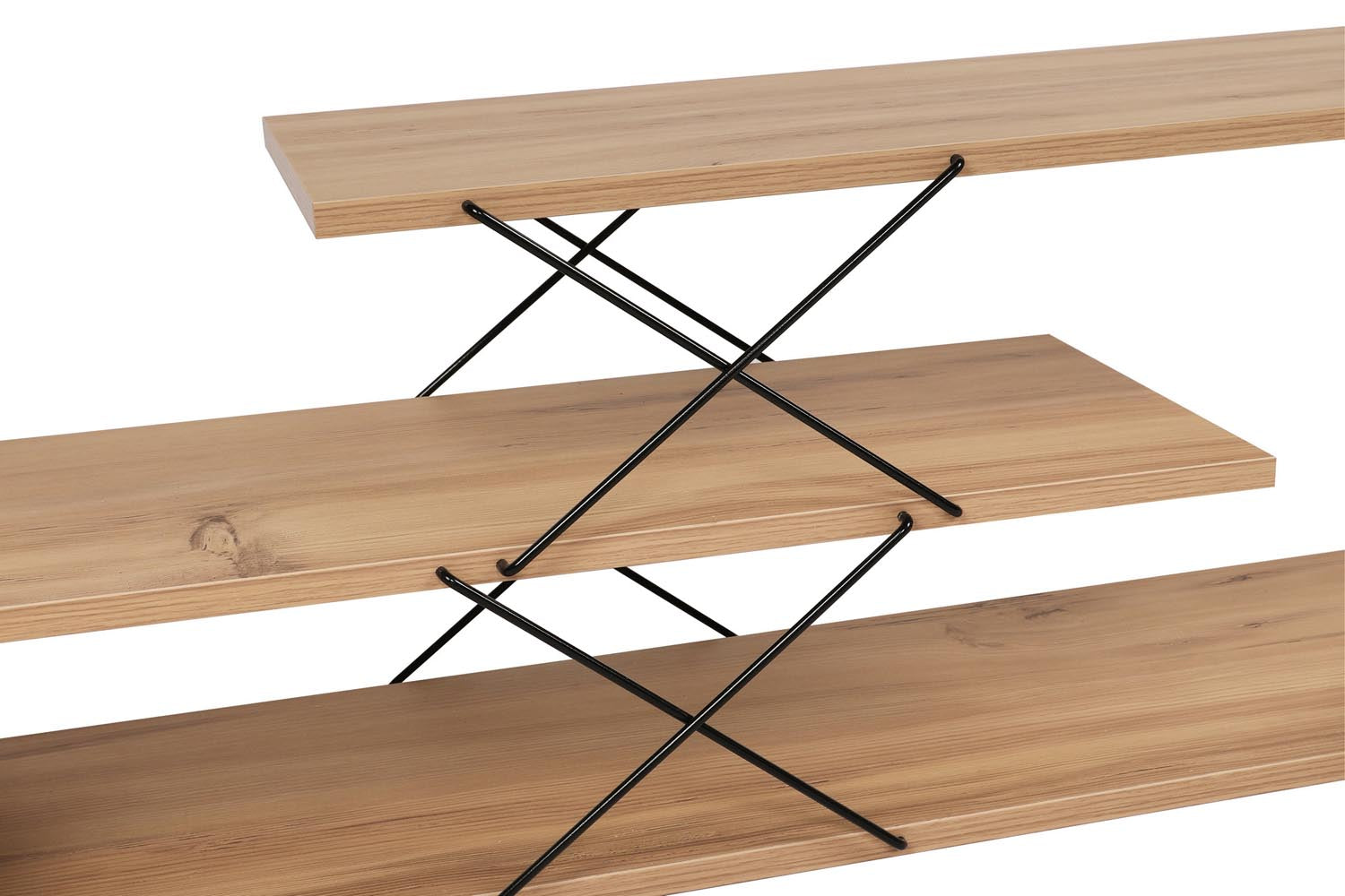 Zigzag - Oak in Eiche präsentiert im Onlineshop von KAQTU Design AG. Sideboard ist von Hanah Home