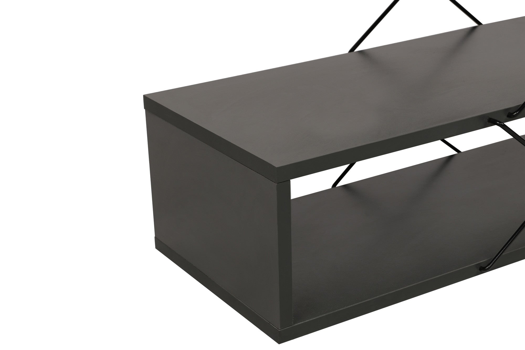 Zigzag - Anthracite in Anthrazit präsentiert im Onlineshop von KAQTU Design AG. Sideboard ist von Hanah Home