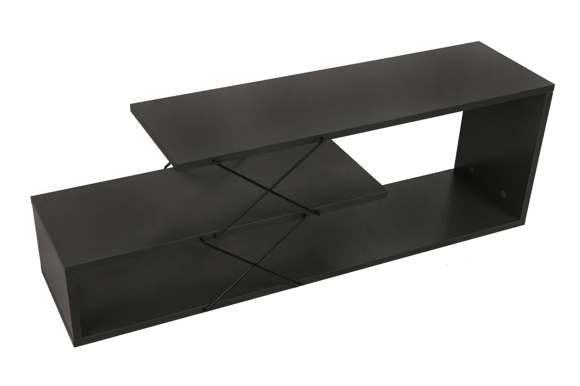 Zigzag - Anthracite in Anthrazit präsentiert im Onlineshop von KAQTU Design AG. Sideboard ist von Hanah Home