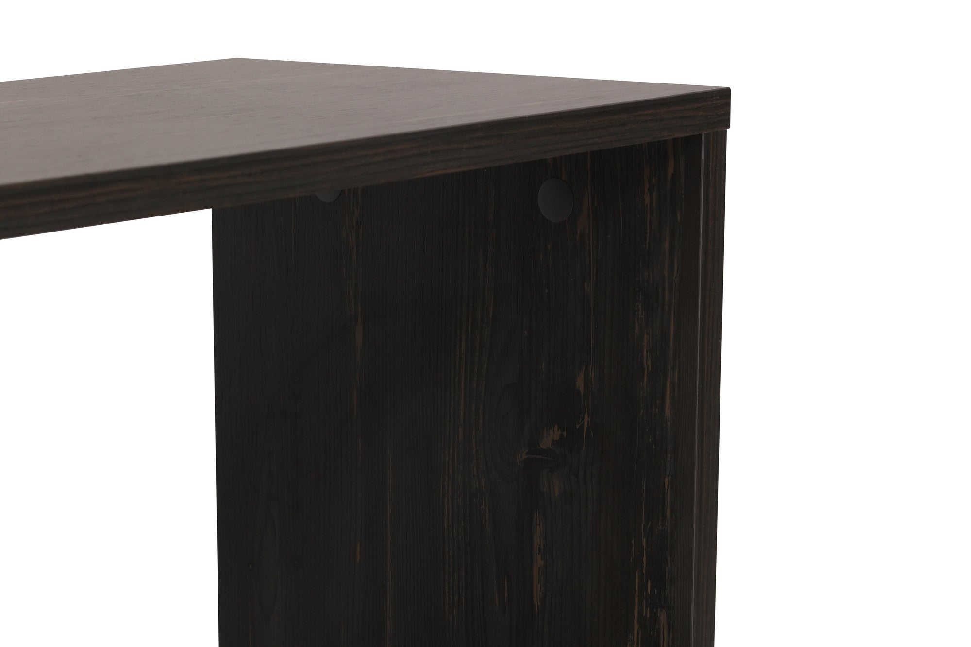Zigzag - Dark Brown in Dunkelbraun präsentiert im Onlineshop von KAQTU Design AG. Sideboard ist von Hanah Home