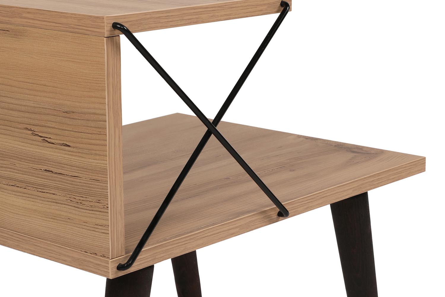 Cross - Pine in Kiefer präsentiert im Onlineshop von KAQTU Design AG. Nachttisch ist von Hanah Home