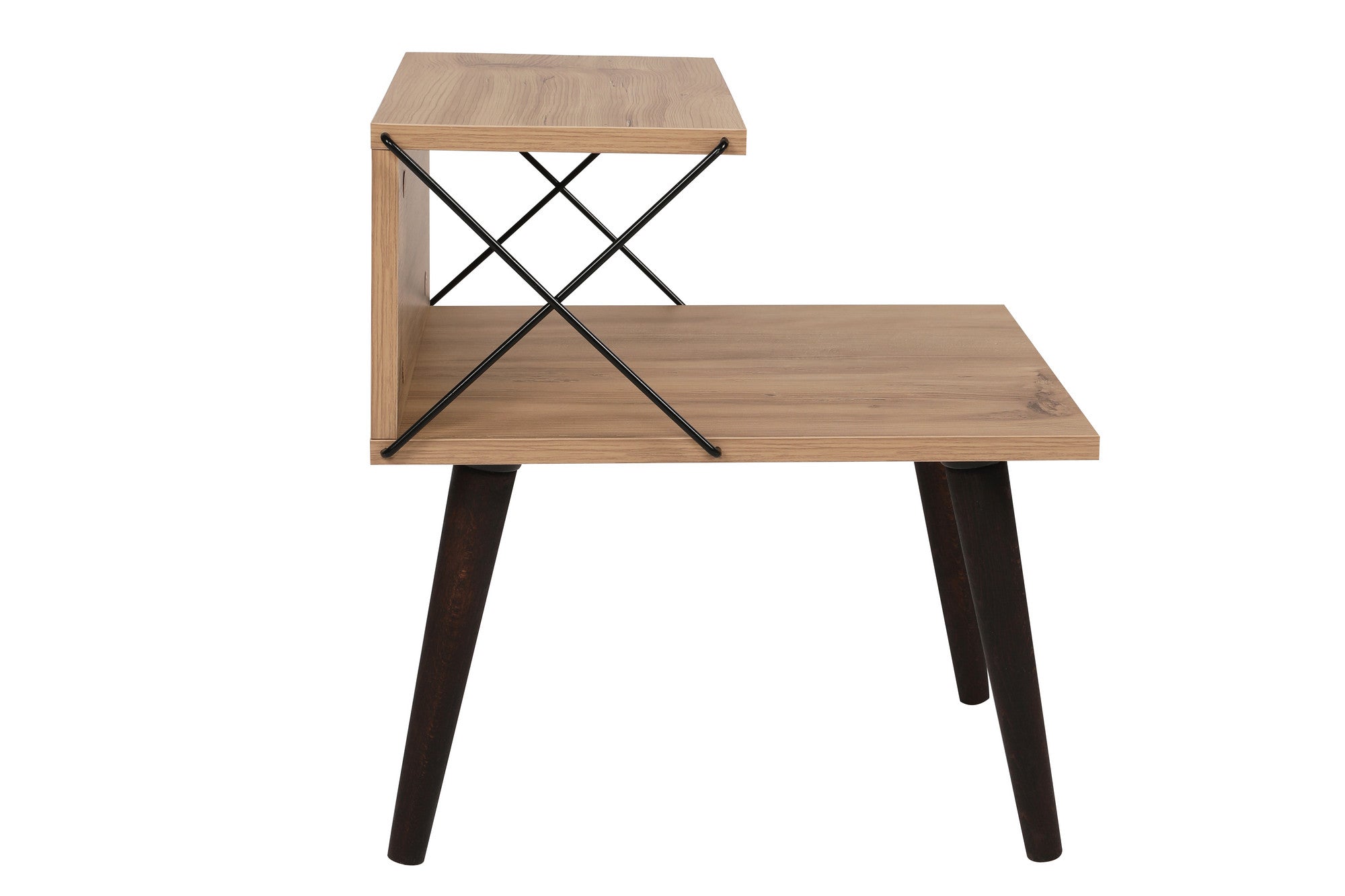 Cross - Pine in Kiefer präsentiert im Onlineshop von KAQTU Design AG. Nachttisch ist von Hanah Home
