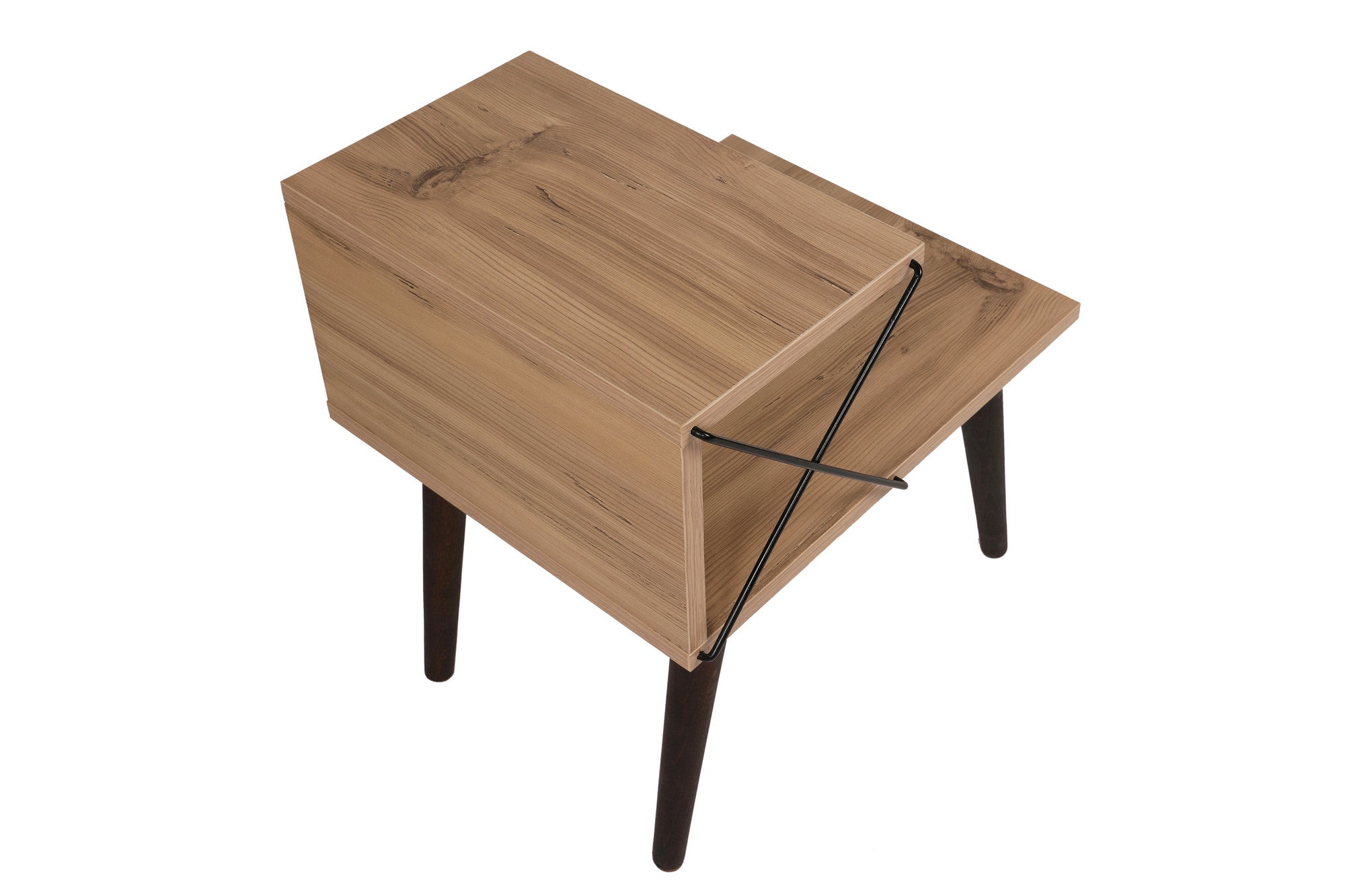 Cross - Pine in Kiefer präsentiert im Onlineshop von KAQTU Design AG. Nachttisch ist von Hanah Home