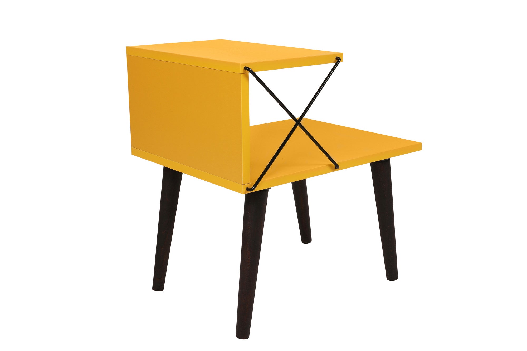 Cross - Yellow in Gelb präsentiert im Onlineshop von KAQTU Design AG. Nachttisch ist von Hanah Home
