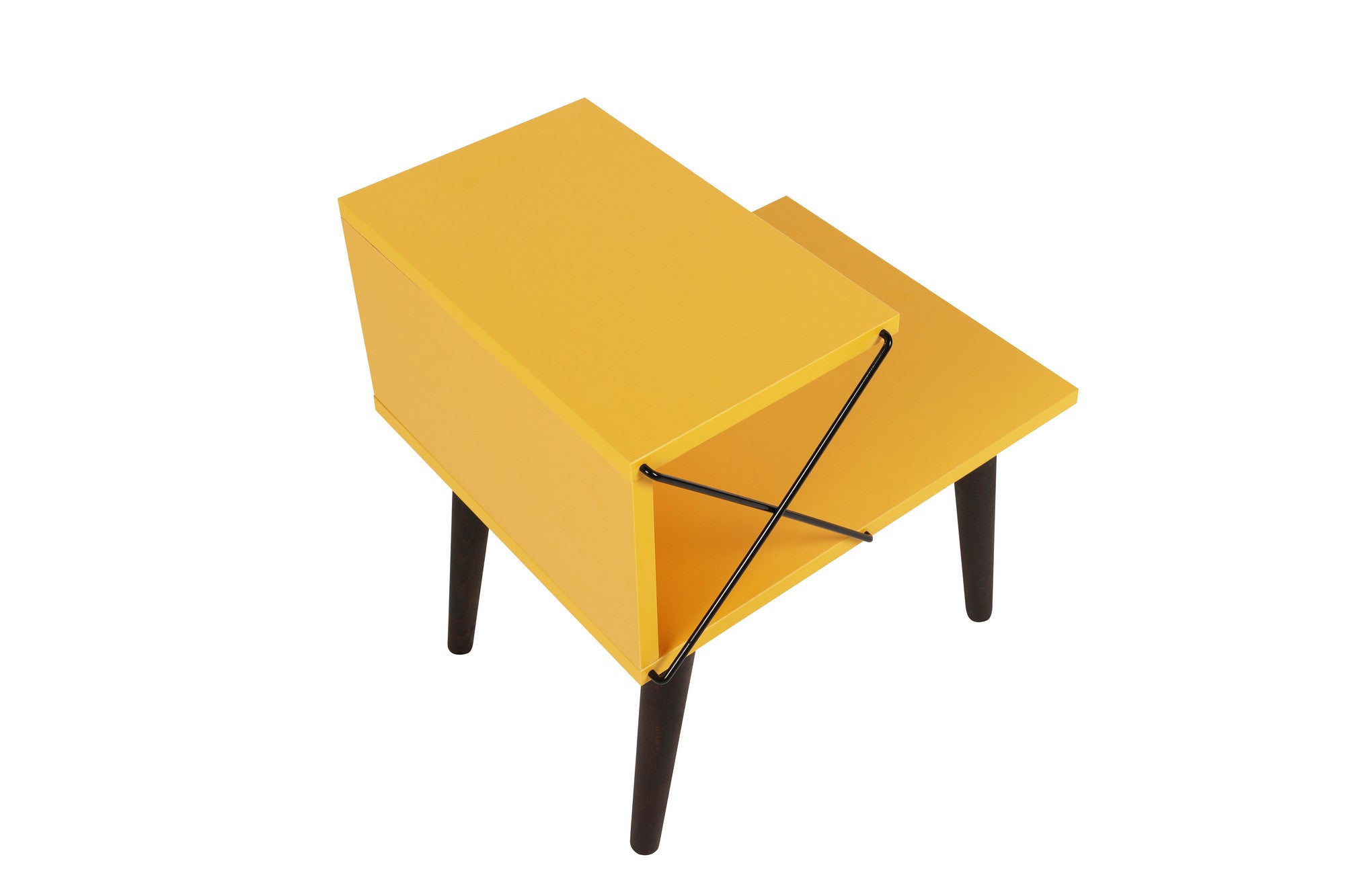 Cross - Yellow in Gelb präsentiert im Onlineshop von KAQTU Design AG. Nachttisch ist von Hanah Home