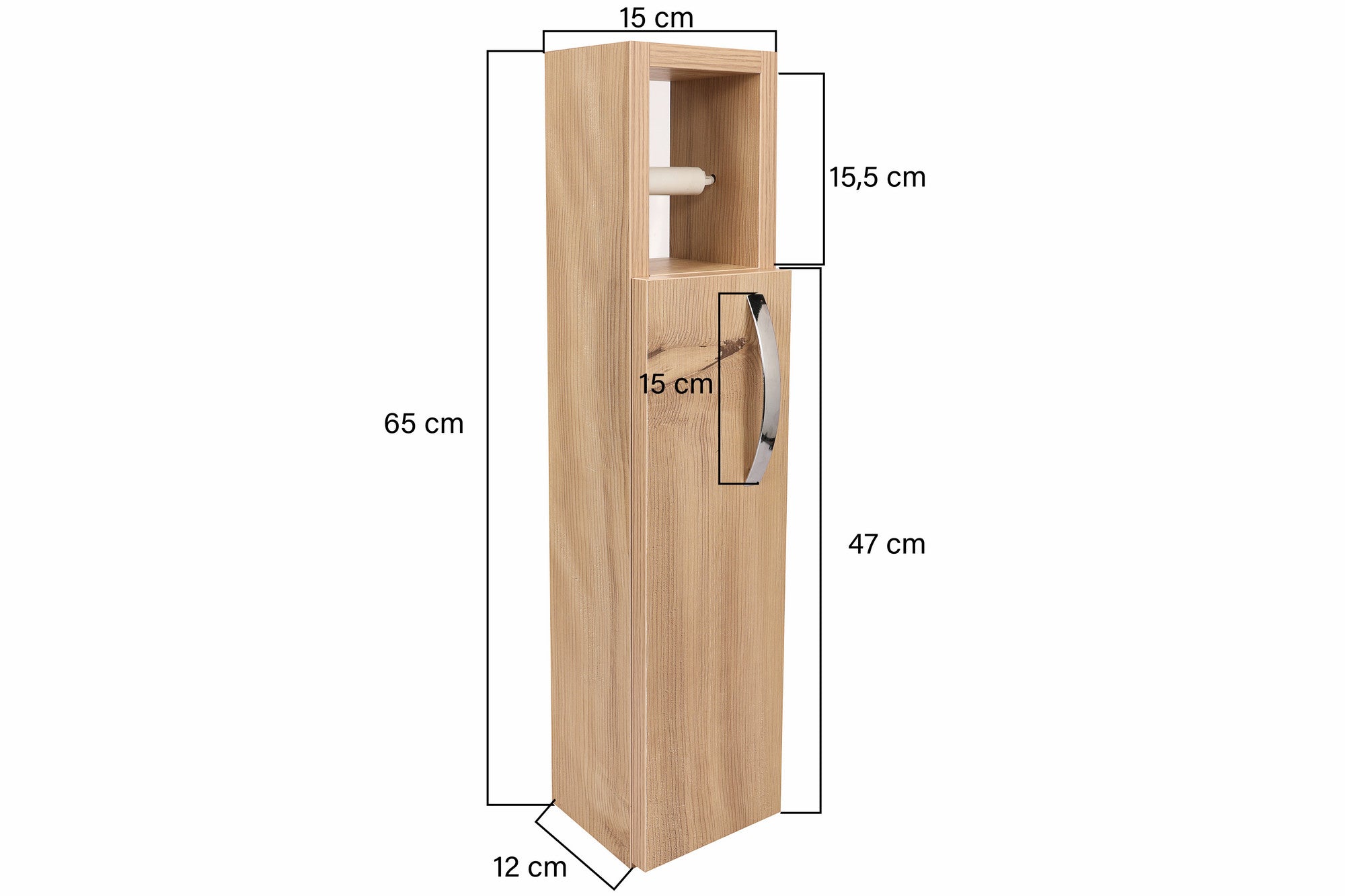 Star - Oak in Eiche präsentiert im Onlineshop von KAQTU Design AG. Kommode ist von Hanah Home