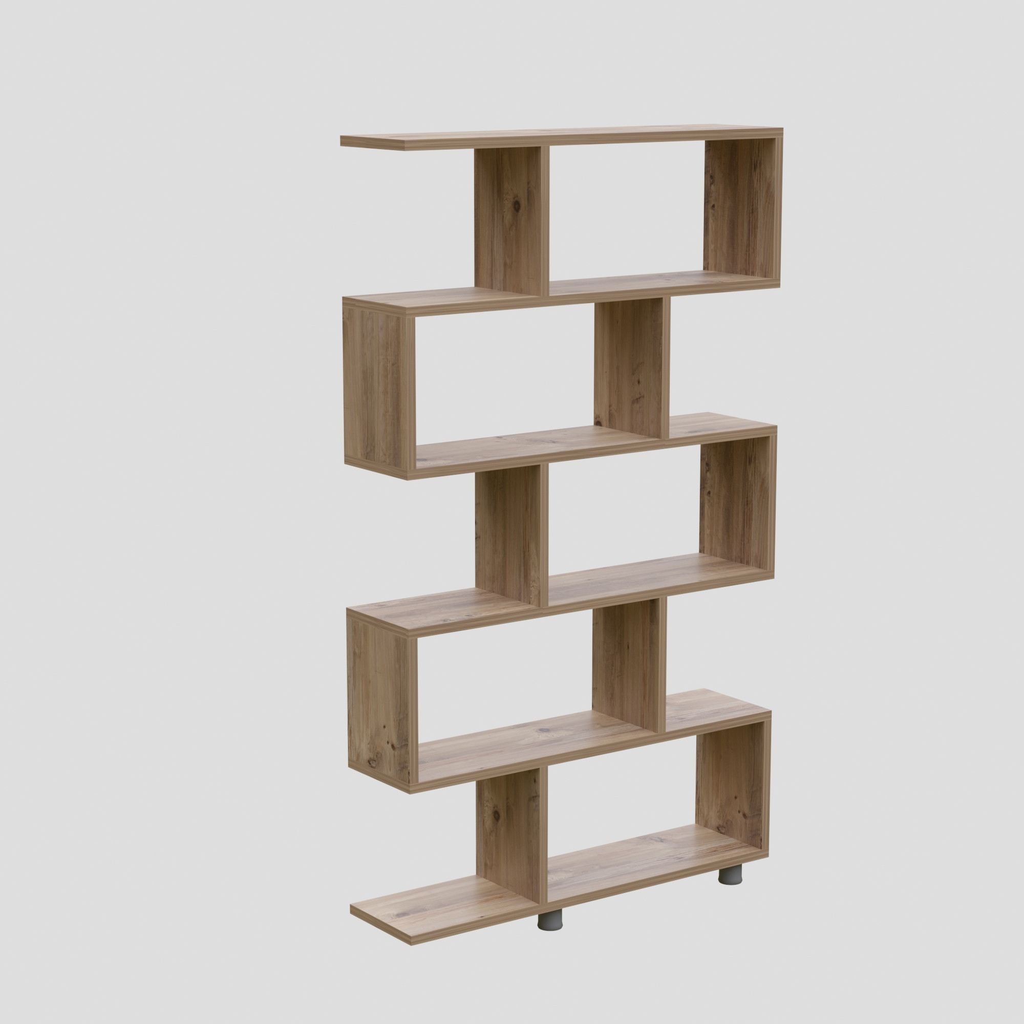 Elif - Pine in Kiefer präsentiert im Onlineshop von KAQTU Design AG. Bücherregal ist von Hanah Home